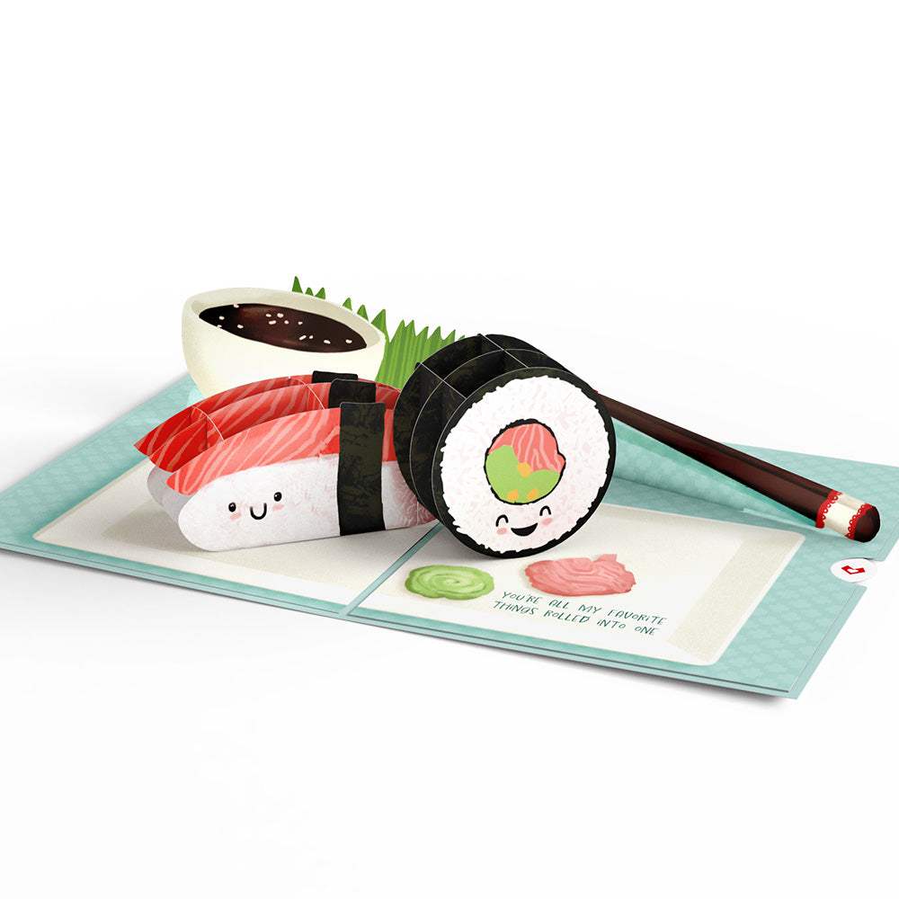 Soy Glad You're in My Life Sushi Pop-Up Card、mySite、solidvoid