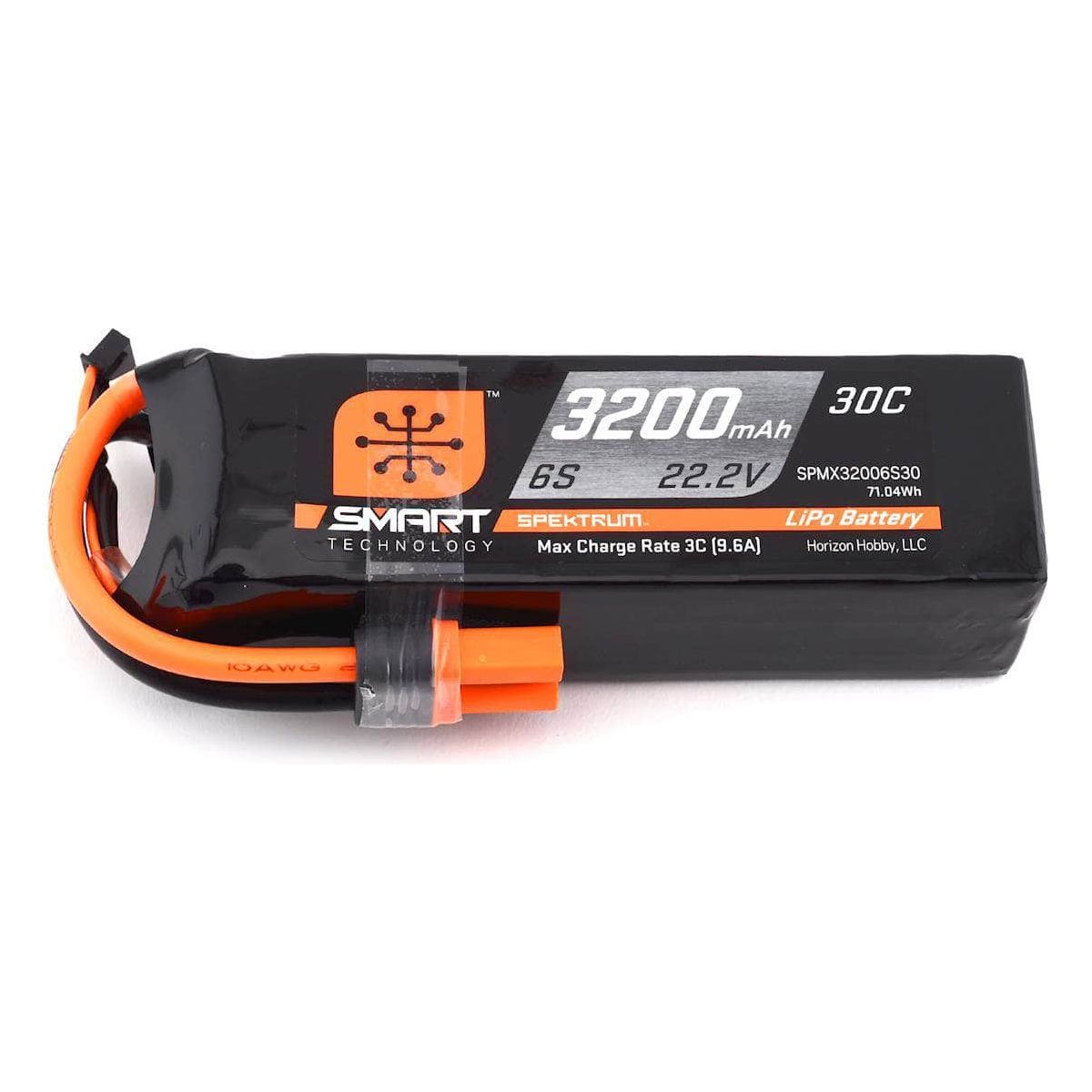  SPMX32006S30, Spektrum RC 6S Smart LiPo Battery Pack w/IC5 Connector (22.2V/3200mAh)、mySite、merchandisen