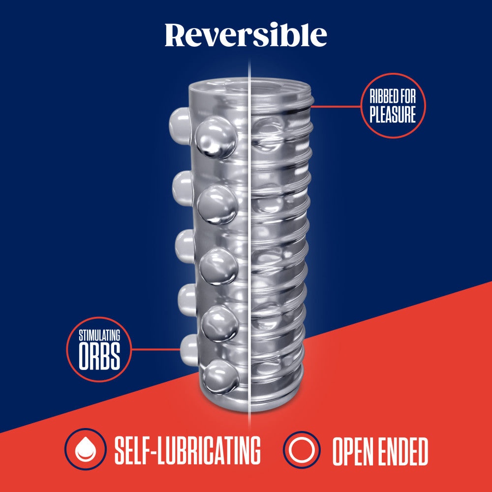 Rize! By Blush® | Swich - Glow in the Dark Self-Lubricating Stroker - Clear、mySite、bottomscart