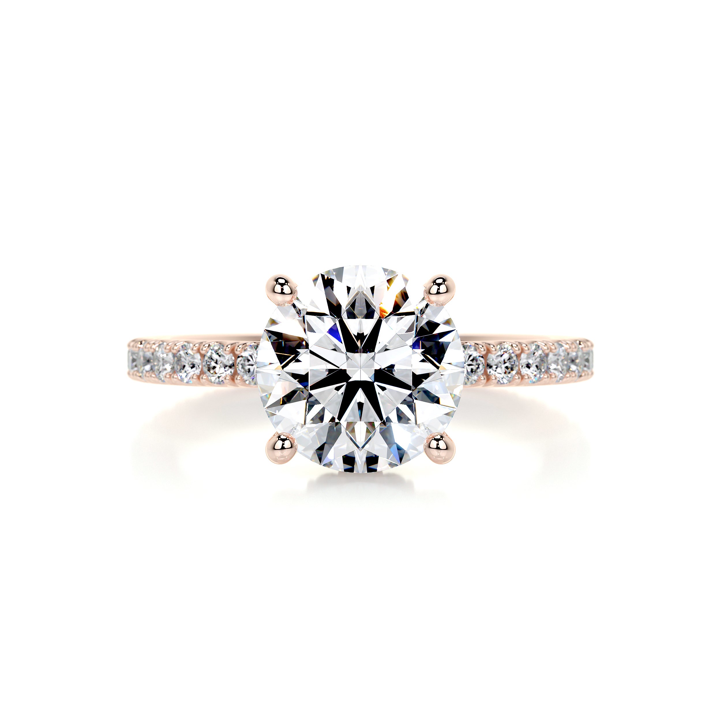 Nellie Diamond Engagement Ring -14K Rose Gold、mySite、hinf8tx79