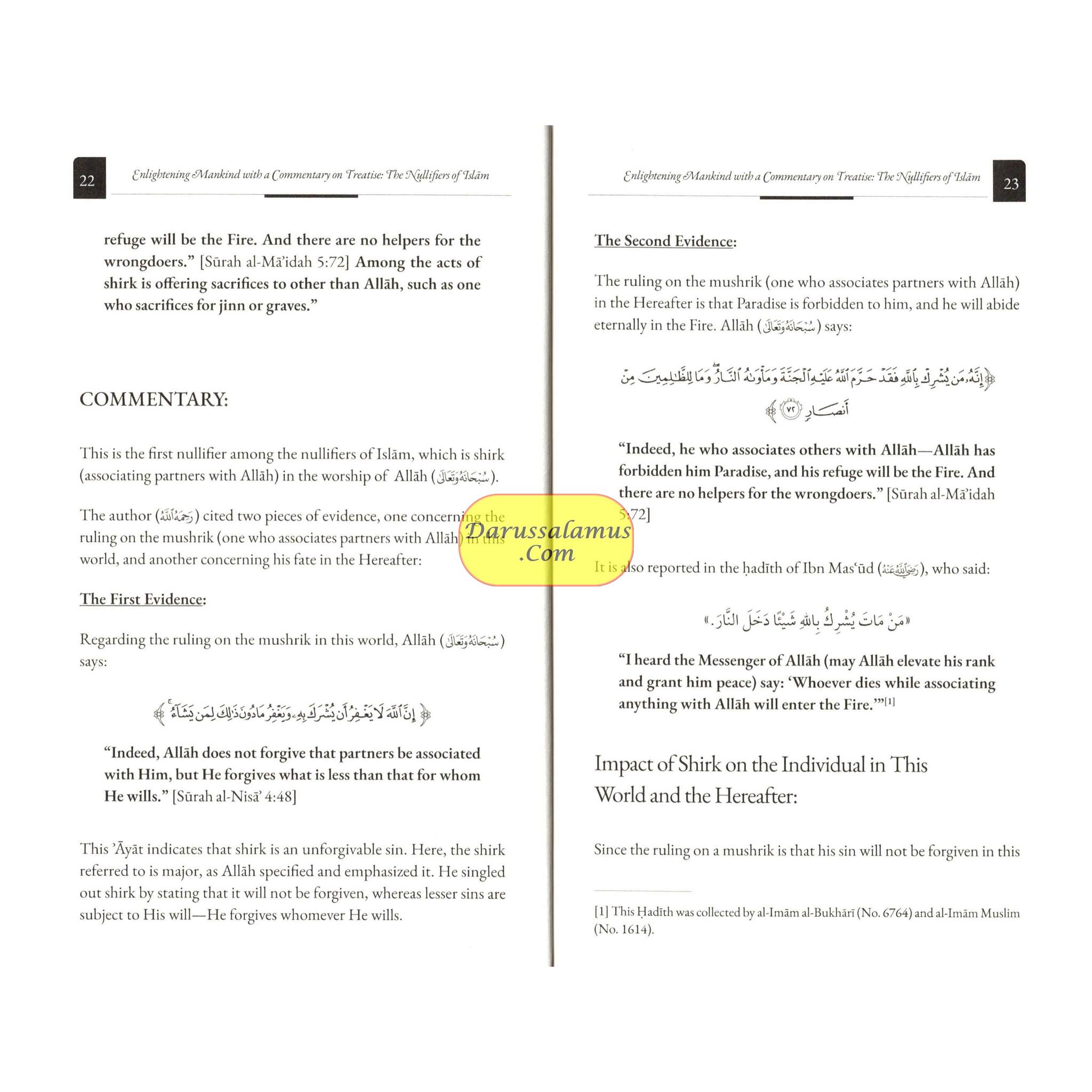 The Nullifiers of Islam By Shaykh Muhammad Bin Abdul wahhab、mySite、topwebapps