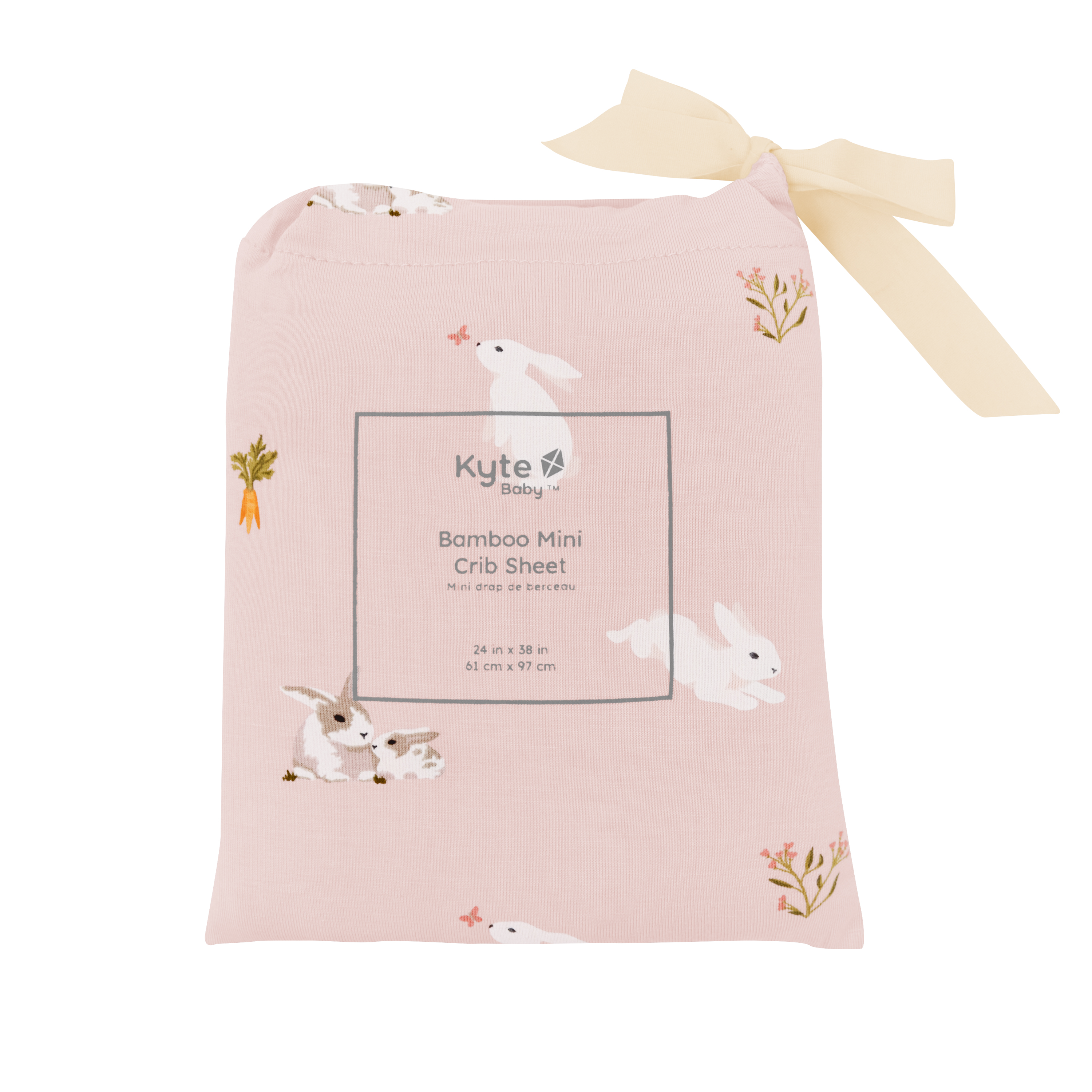  Mini Crib Sheet in Blush Rabbit、mySite、layawaytickets
