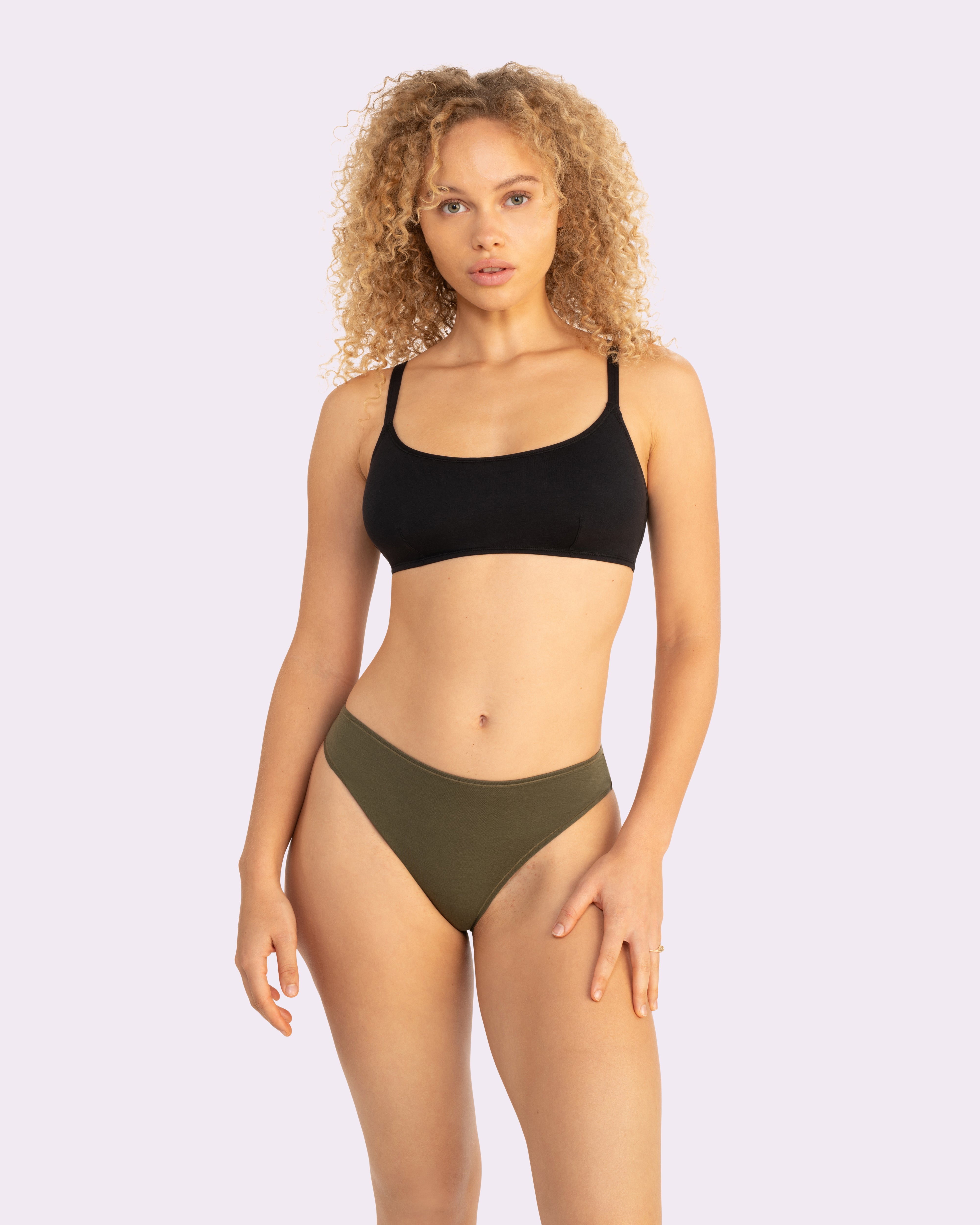 Vintage High Cut Cheeky | New:Cotton (Olive Night)、mySite、bengalsvssteelers