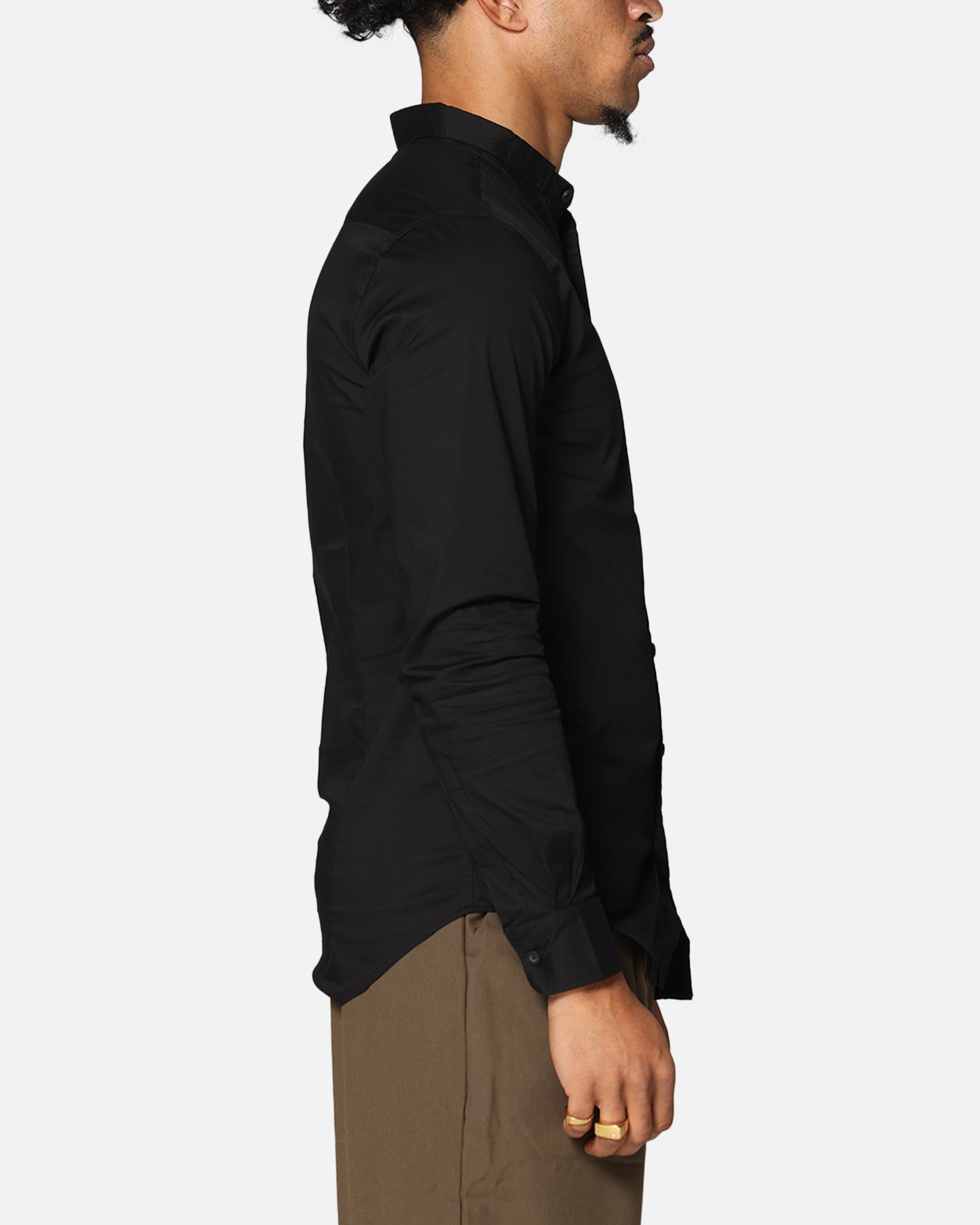 Saint Morta Alpha Horoma Slim Fit Shirt Black、mySite、zt4zffjzw