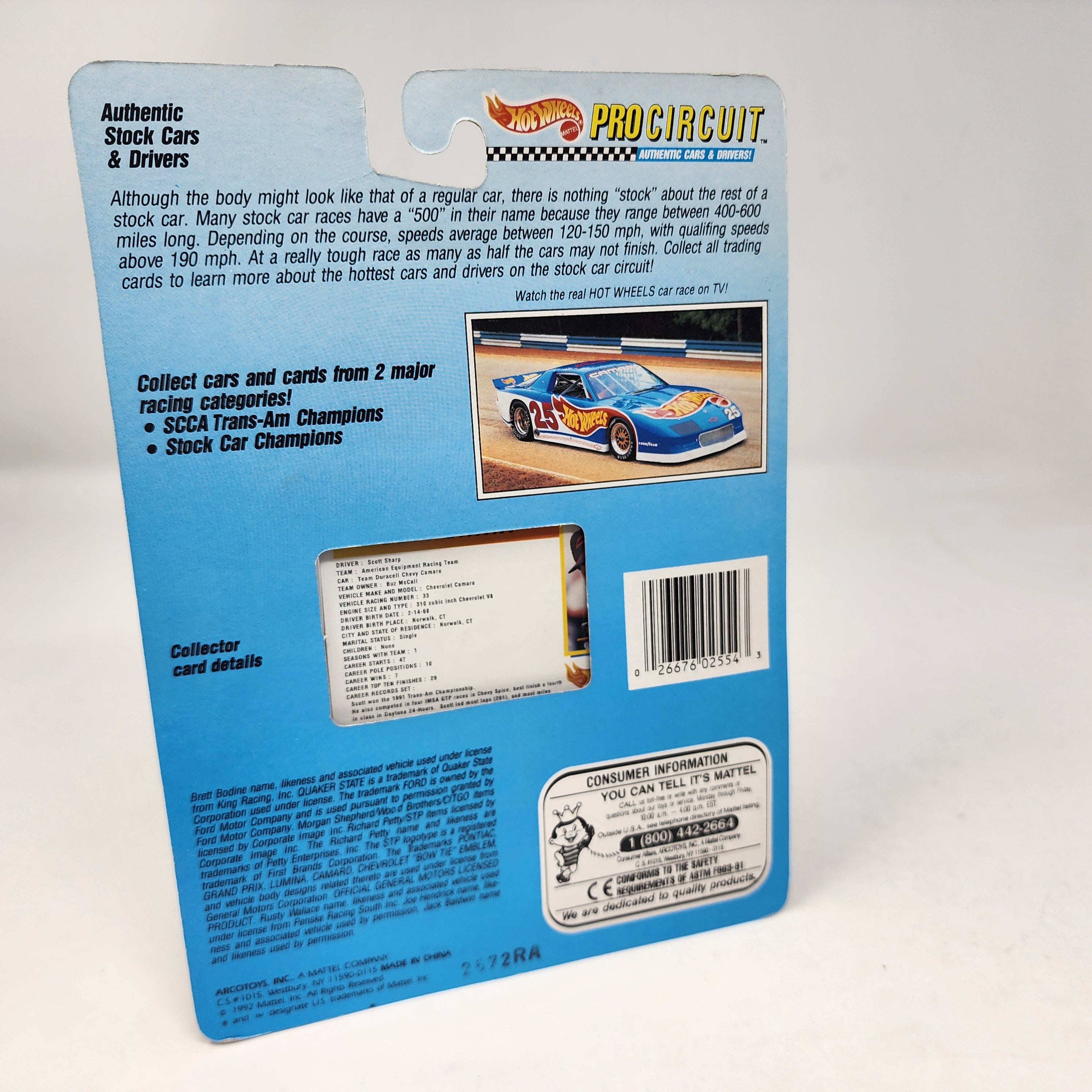 Chevy Camaro Scott Sharp No. 2554 * Hot Wheels Pro Circuit、mySite、hgirdovlk