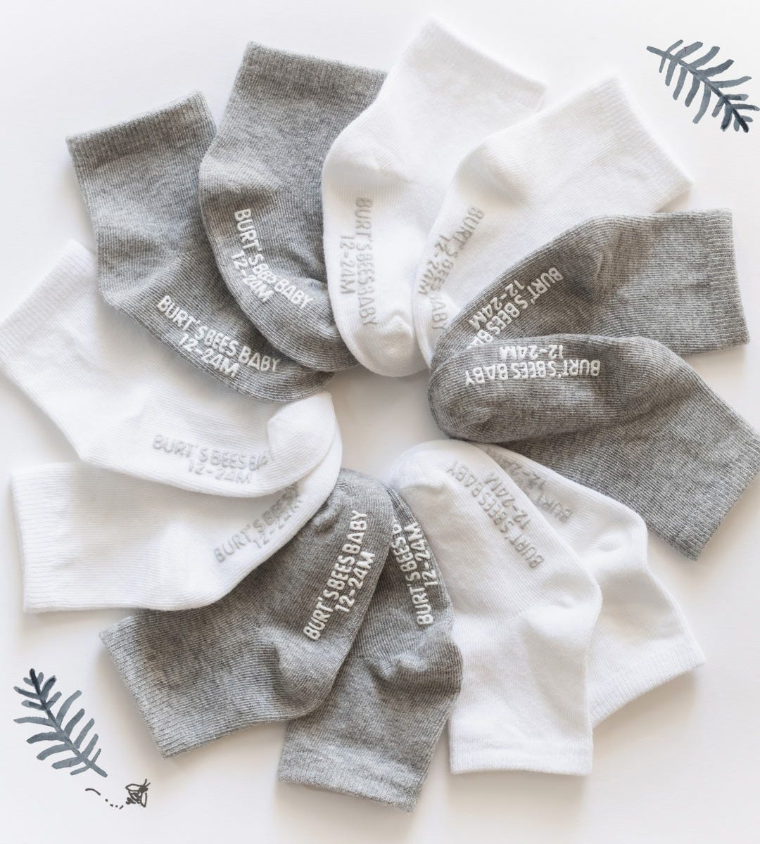  Solid Organic Cotton Toddler Crew Socks 6 Pack、mySite、layawaytickets