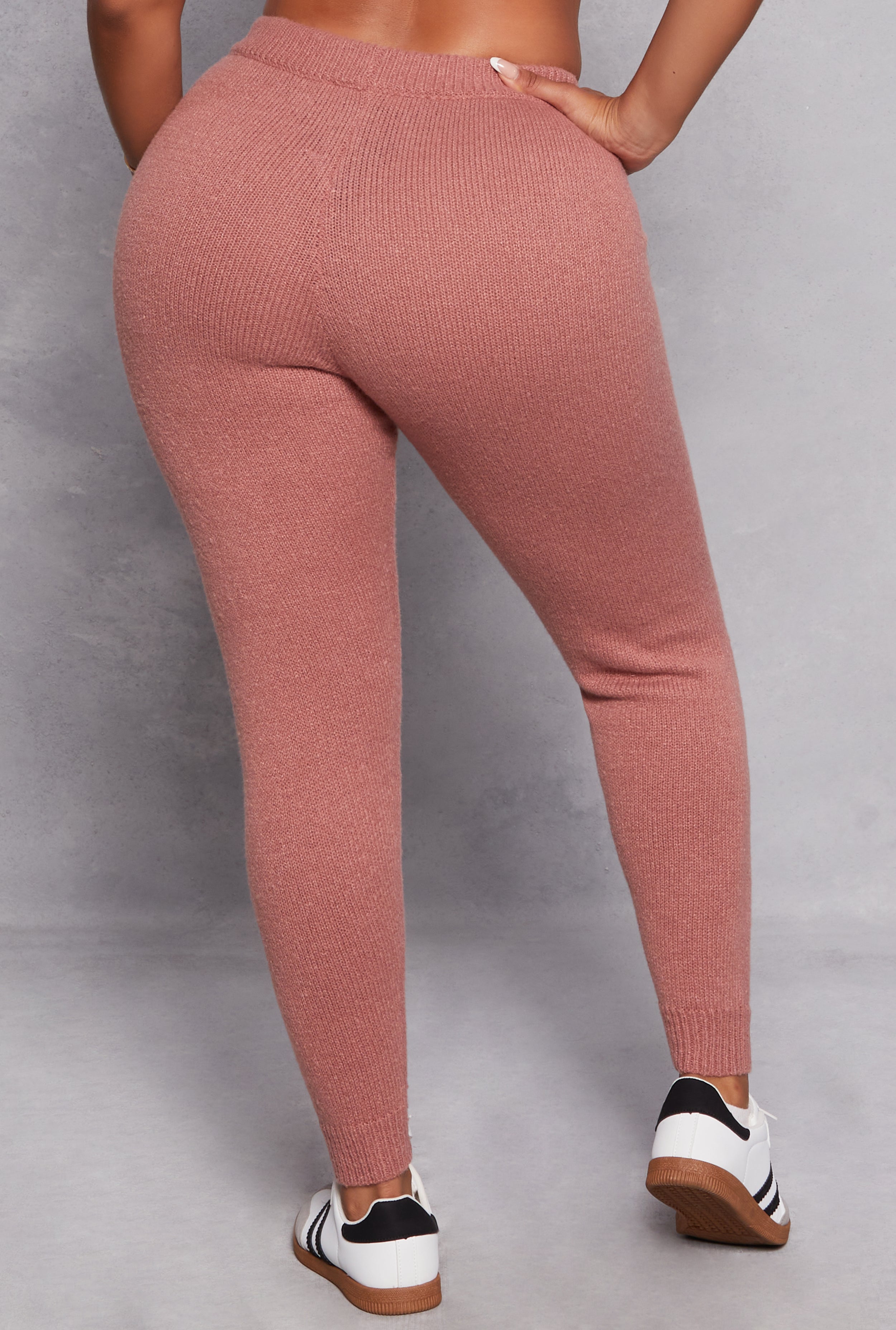 Brushed Knit Drawstring Joggers、mySite、camillekostekn