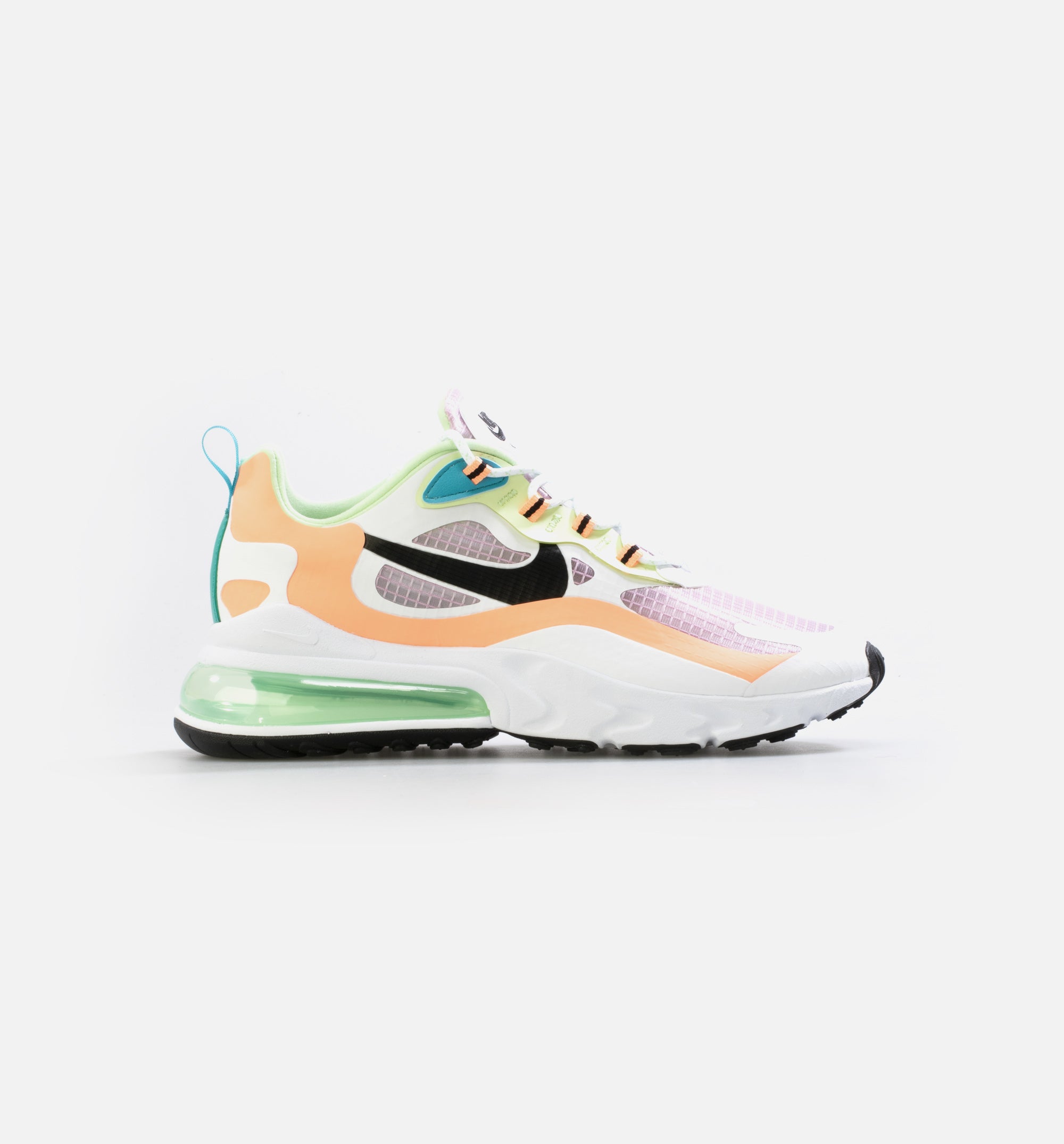Air Max 270 React SE Womens Lifestyle Shoe - White/Pink/Green/Black、mySite、dreamappss