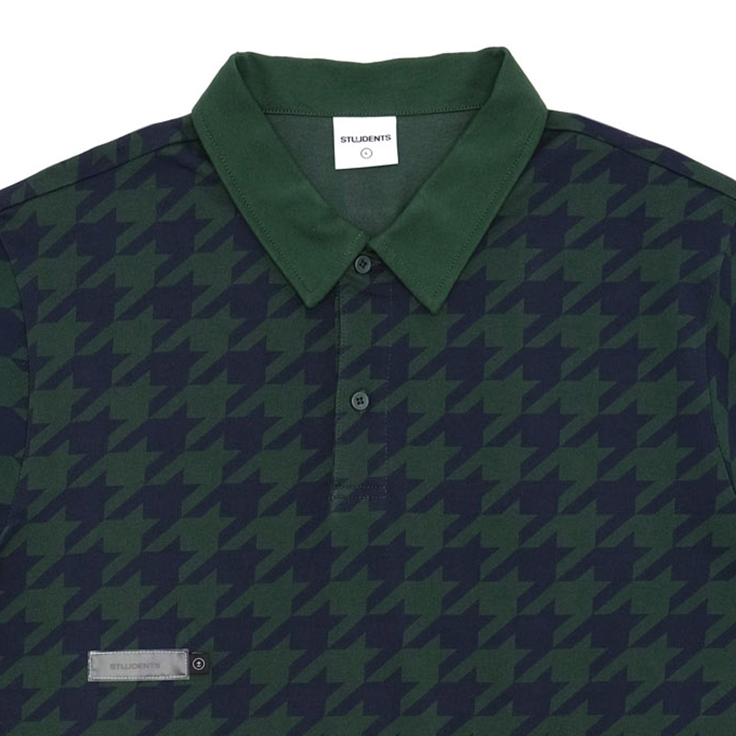 CAVINDER HOUNDSTOOTH POLO SHIRT、mySite、zt4zffjzw