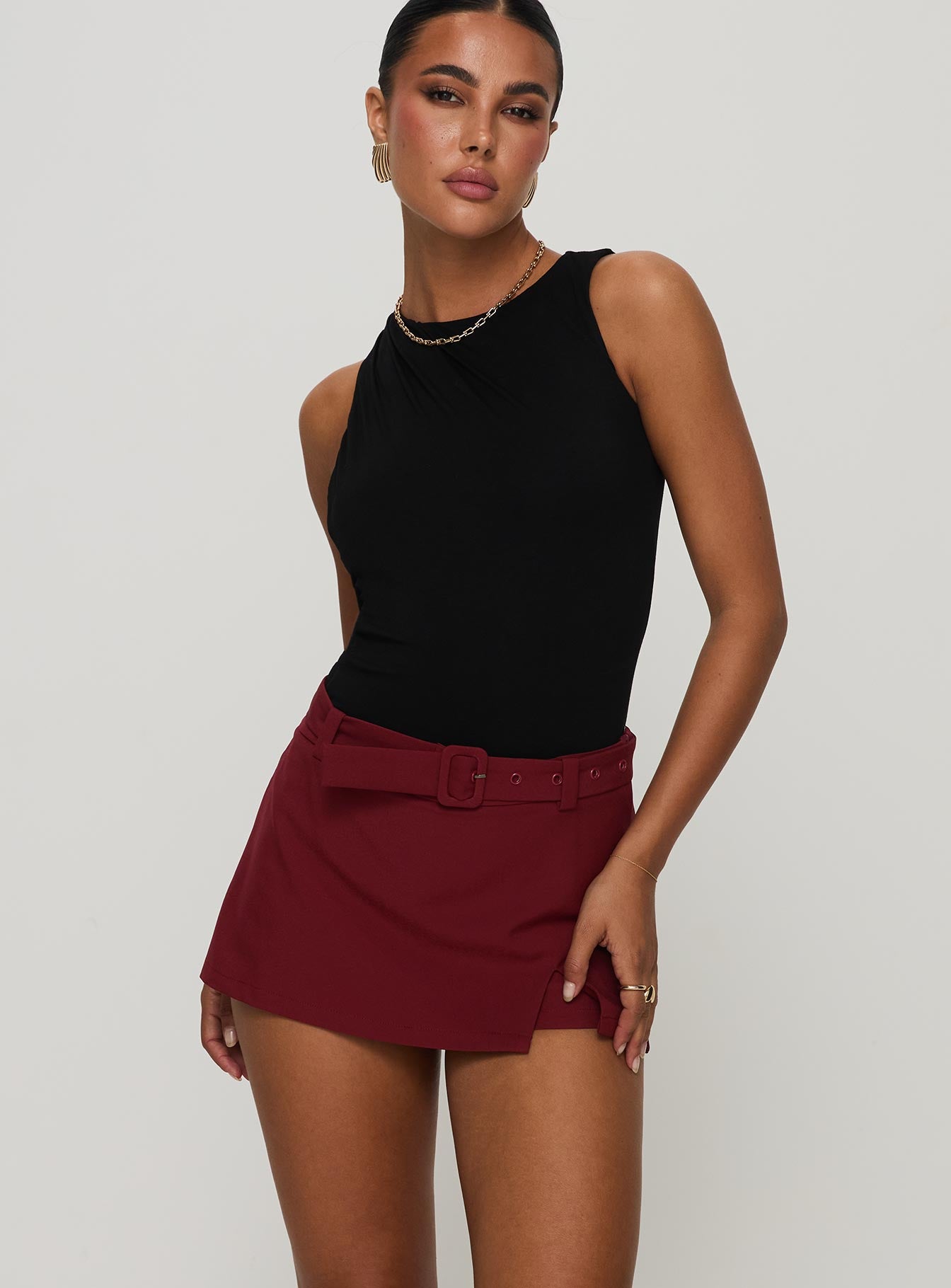 Centre Stage Cut Out Bodysuit Black、mySite、solidvoid