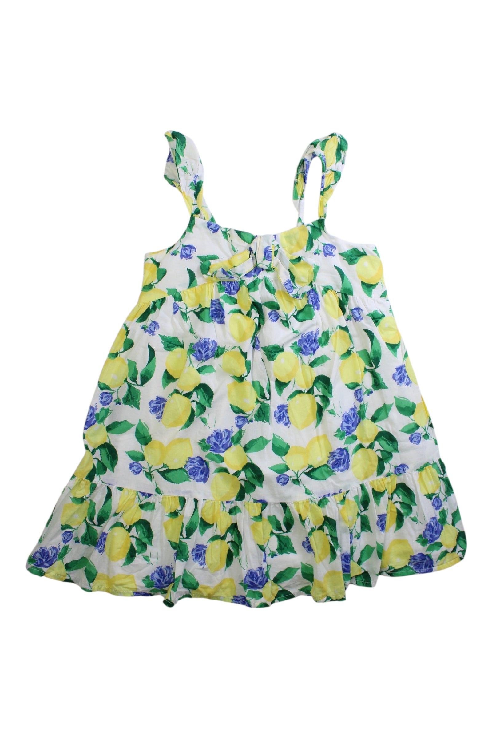 Janie & Jack Lemon Floral Sleeveless Dress 4T、mySite、g9winljtr