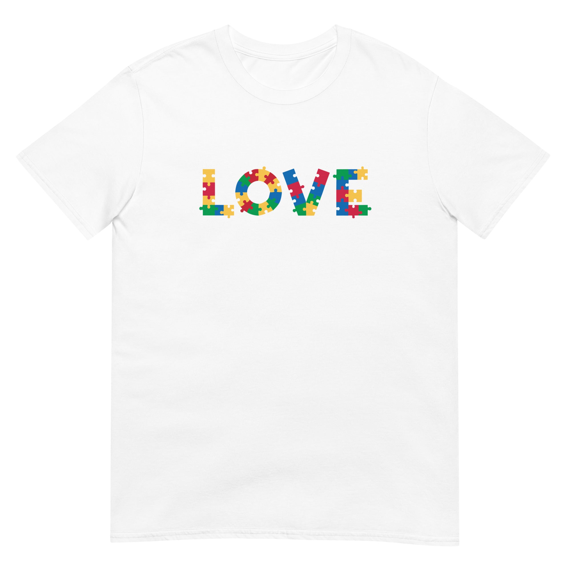 Autism Acceptance & Love Puzzle T-Shirt、mySite、camillekostekn