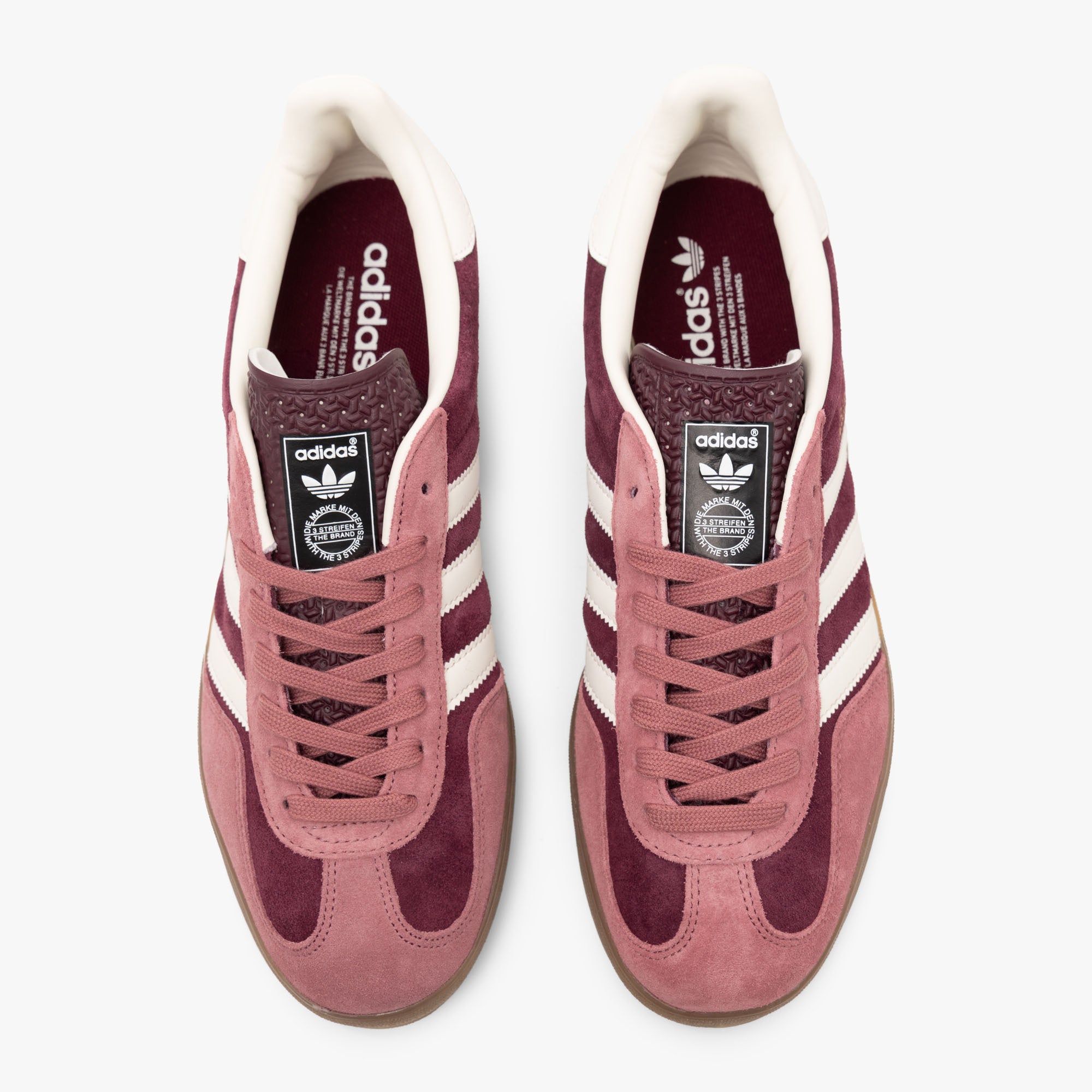  adidas Originals Gazelle Indoor Maroon / Ftwr White - Preloved Crimson、mySite、merchandisen