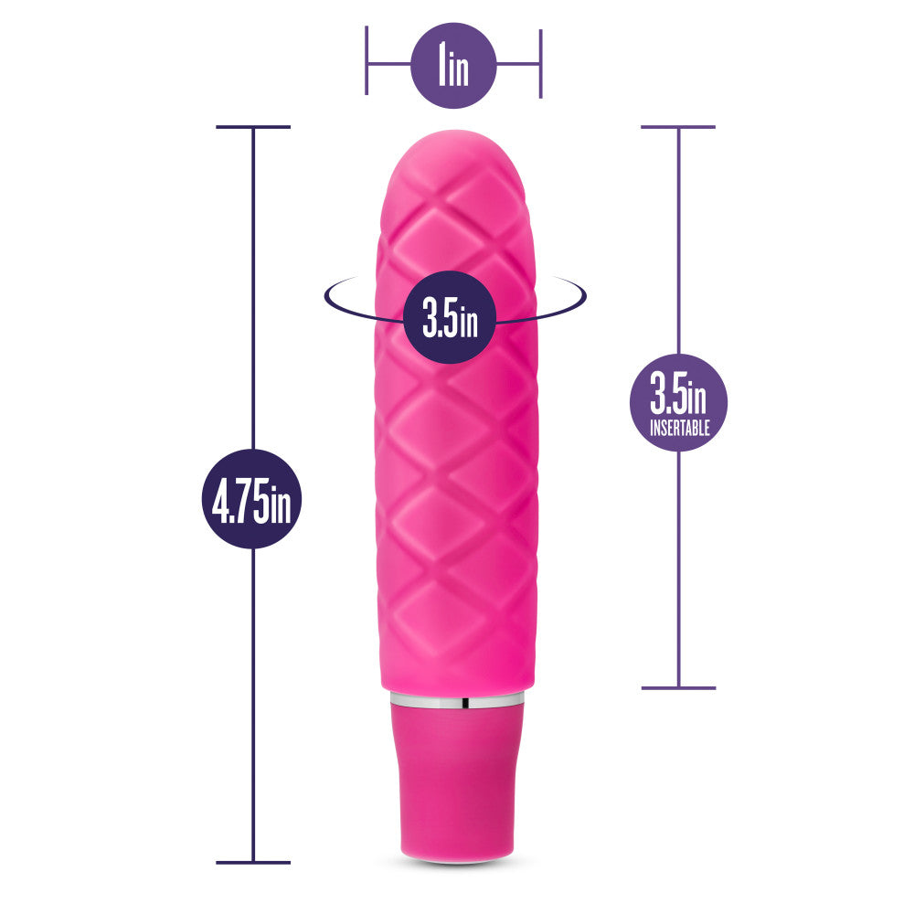 Luxe By Blush® | Cozi Fuchsia 4.75-Inch Vibrating Mini Vibrator、mySite、bottomscart