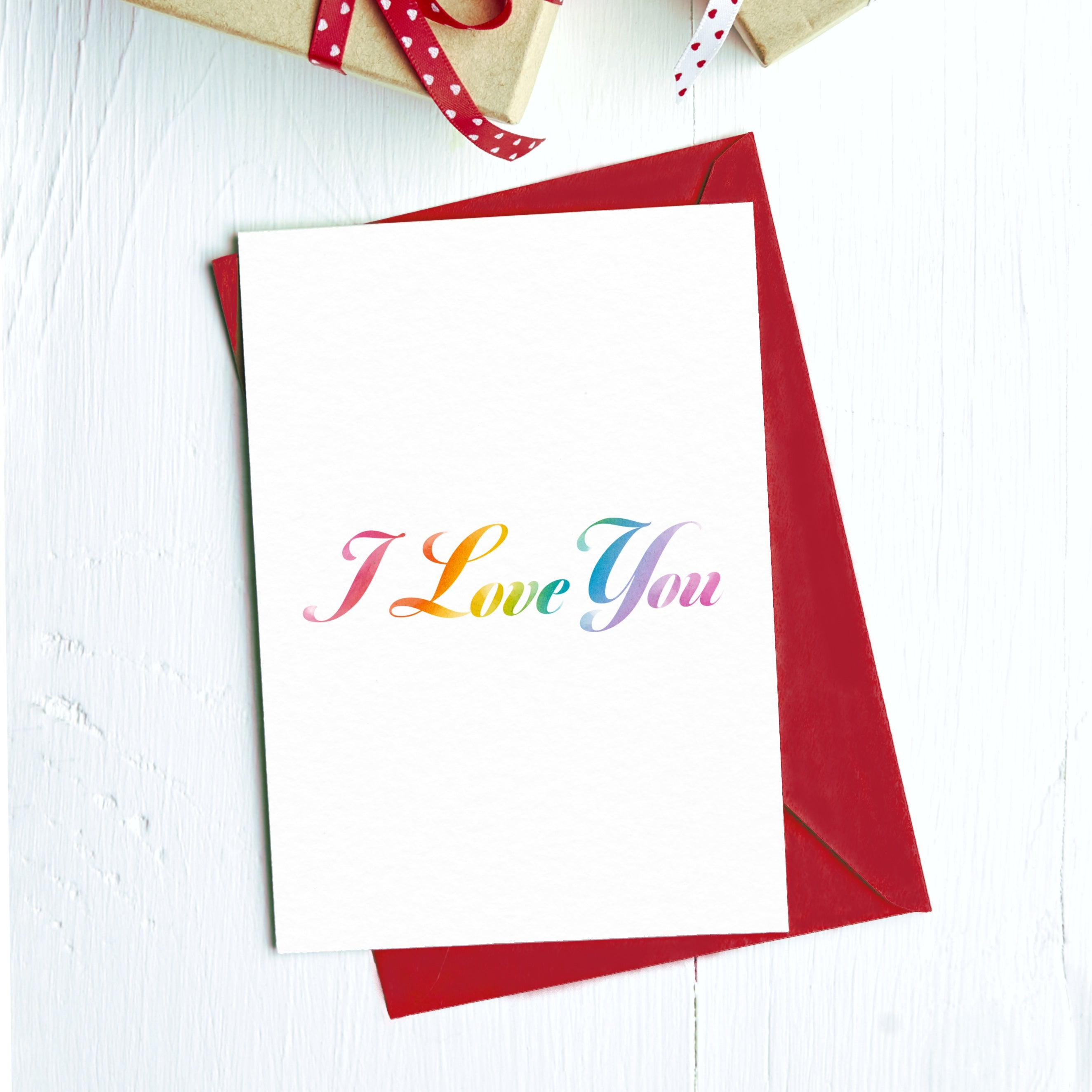  I Love You Pride Greeting Card、mySite、elrpsem3k
