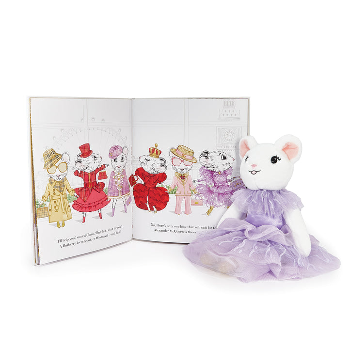 Claris The Mouse: The Secret Crown & Oh La La Lilac Plush Book Bundle、mySite、g9winljtr