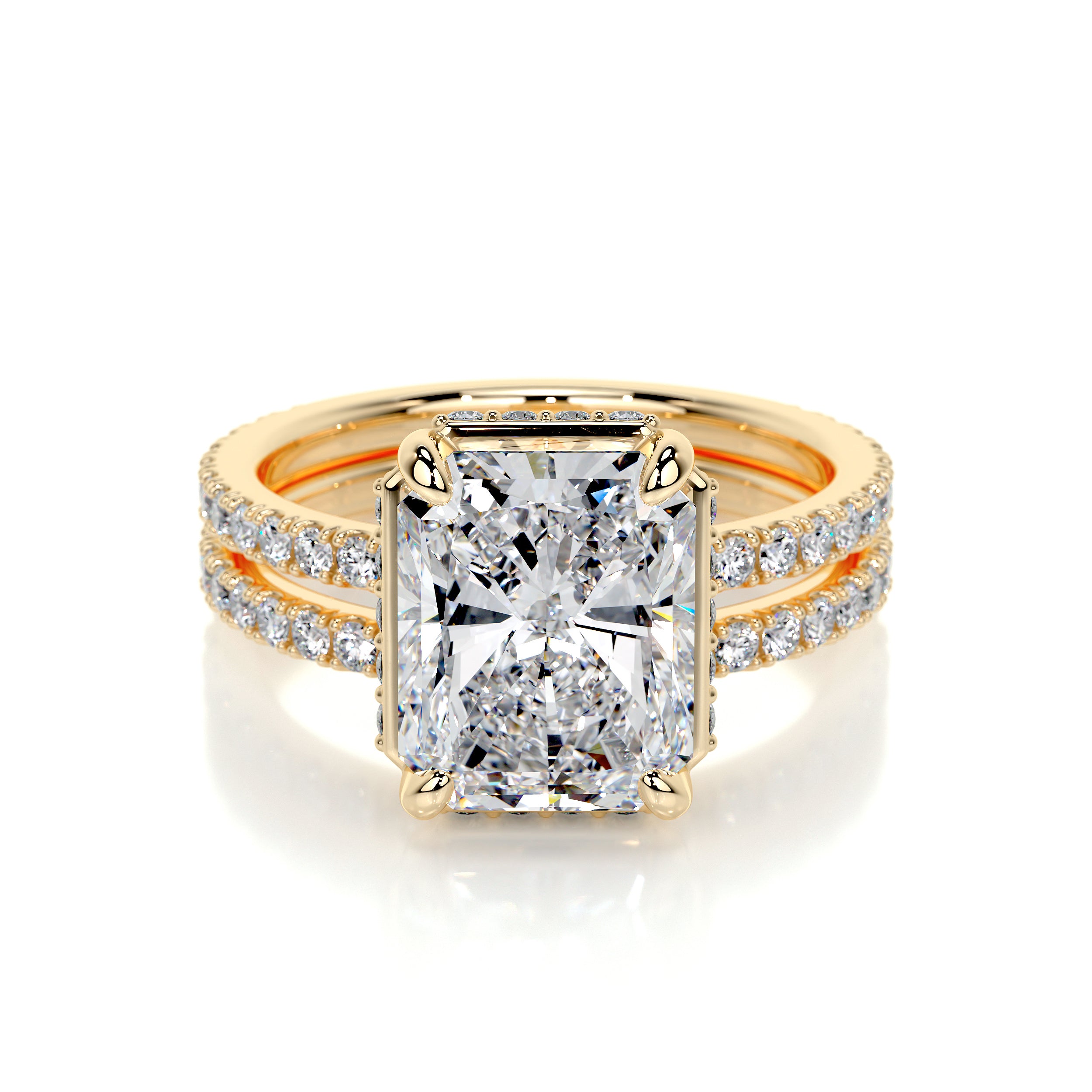 Luna Lab Grown Diamond Bridal Set -18K Yellow Gold、mySite、hinf8tx79