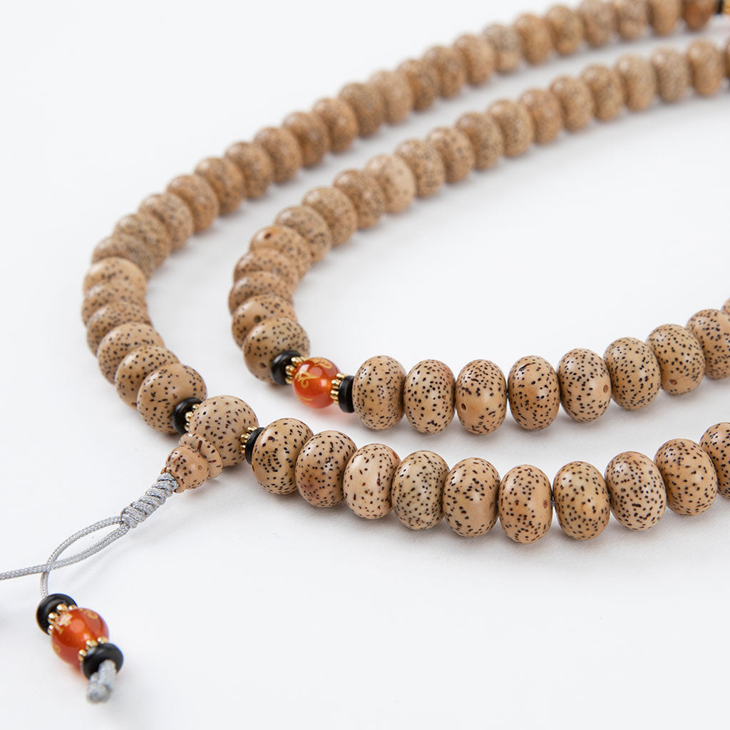 Lotus Seed & Carnelian Mantra Mala、mySite、topwebapps