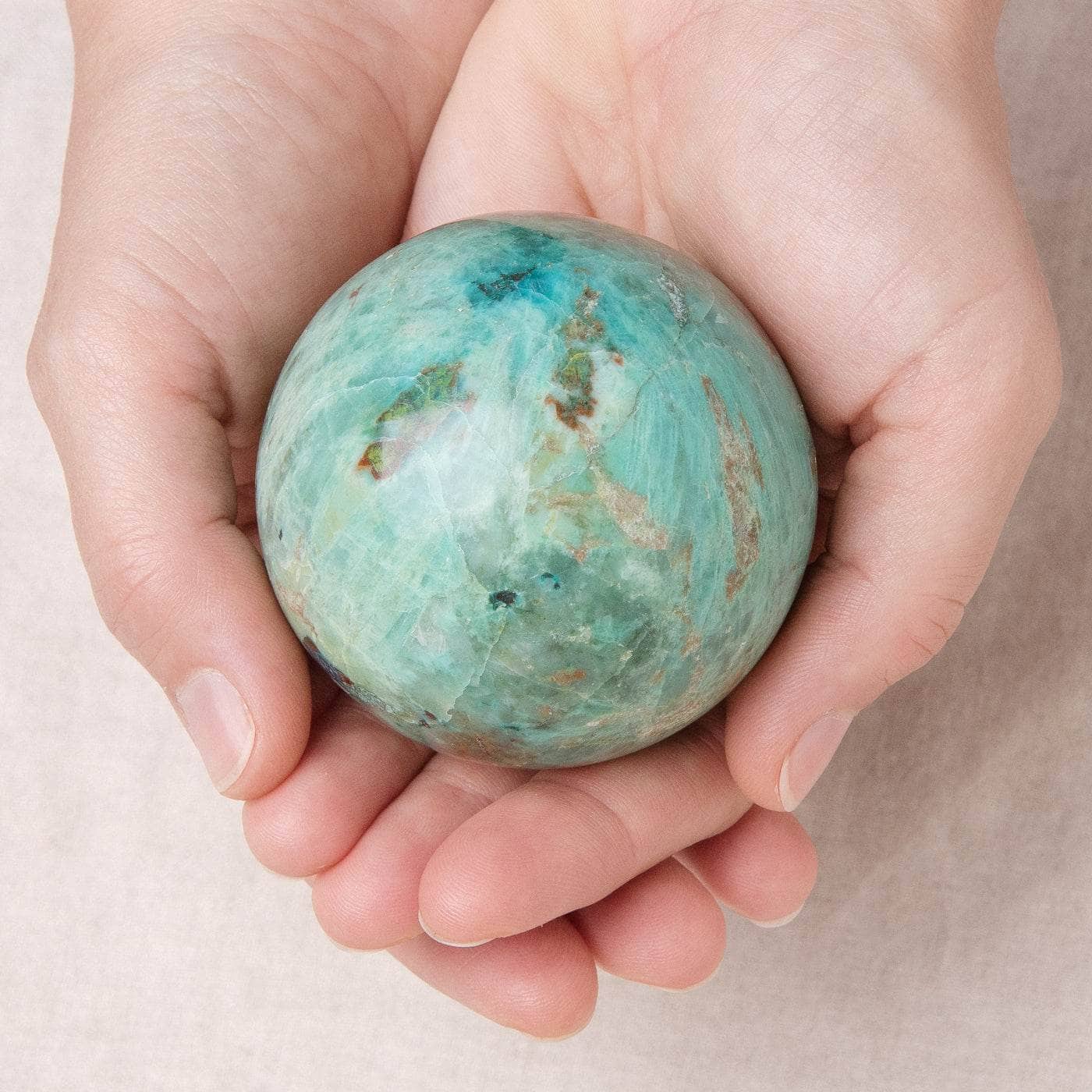 Natural Peruvian Turquoise Sphere - AAA Premium Quality、mySite、hinf8tx79