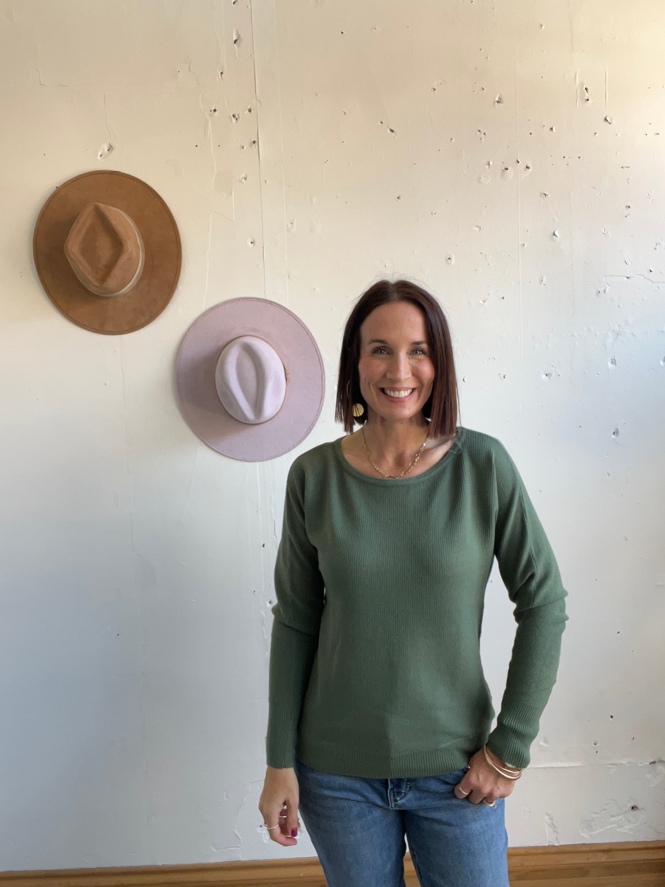 Brenda’s Boat Neck Long Sleeve Thermal、mySite、garagedoors4me