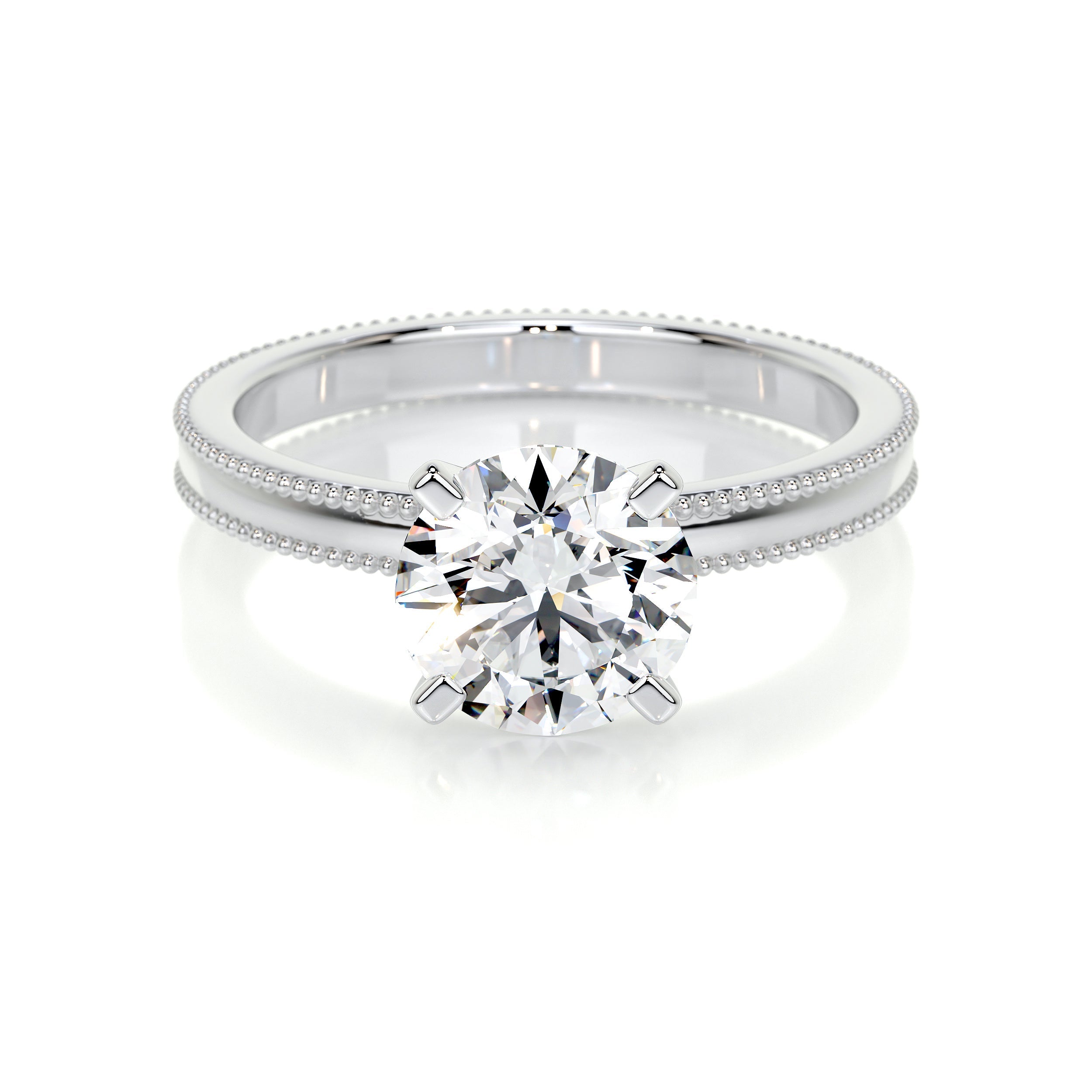 Charlie Lab Grown Diamond Ring -18K White Gold、mySite、hinf8tx79