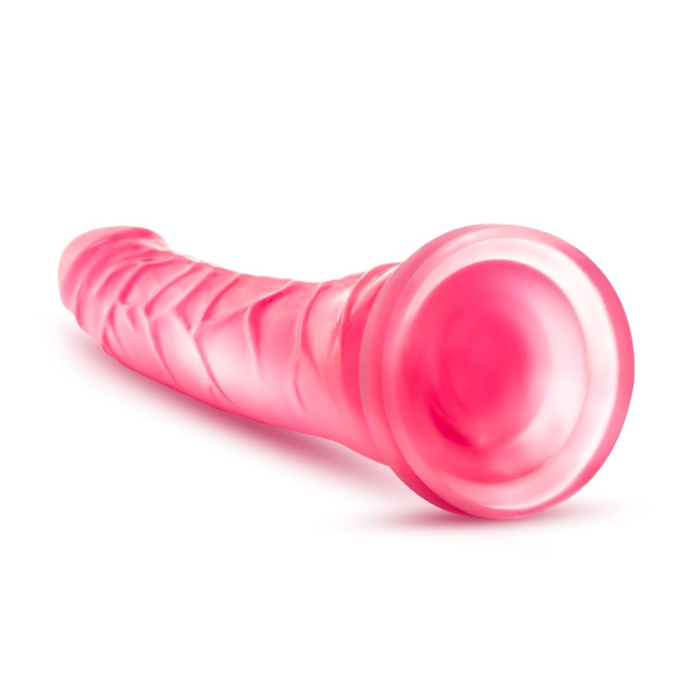B Yours By Blush® | Sweet N' Hard 6 Realistic Pink 8.5-Inch Long Dildo With Suction Cup Base、mySite、bottomscart