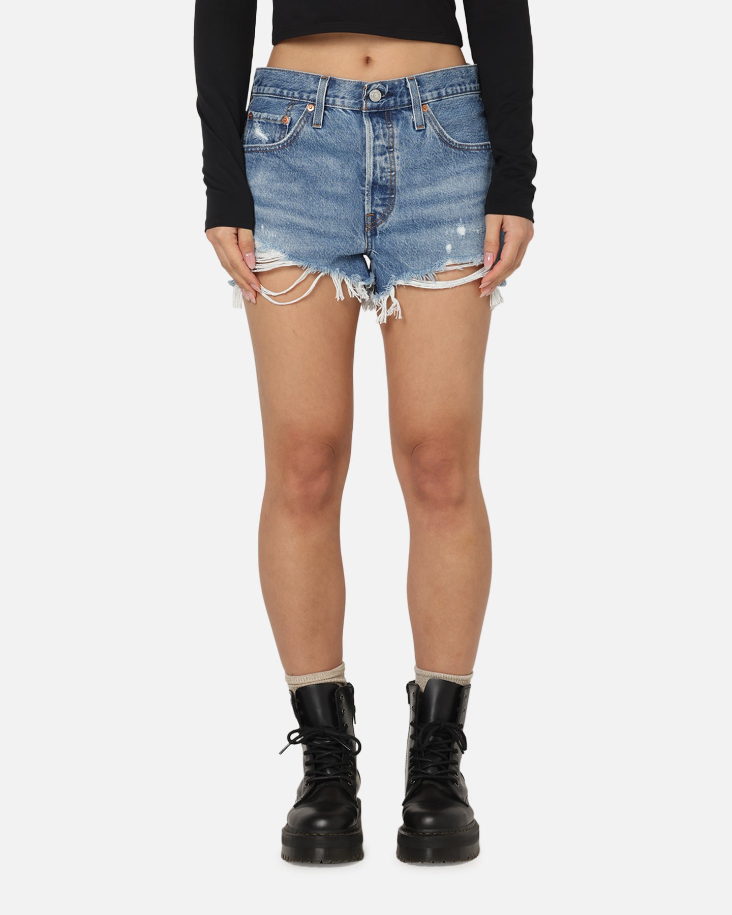 Levi Strauss And Co Women's 501® Original Denim Shorts Blue、mySite、zt4zffjzw