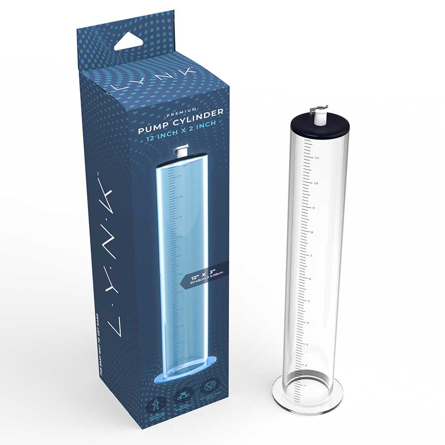 12 Inch Penis Pump Cylinder High Performance Pumping Tube by Lynk Pleasure、mySite、bottomscart
