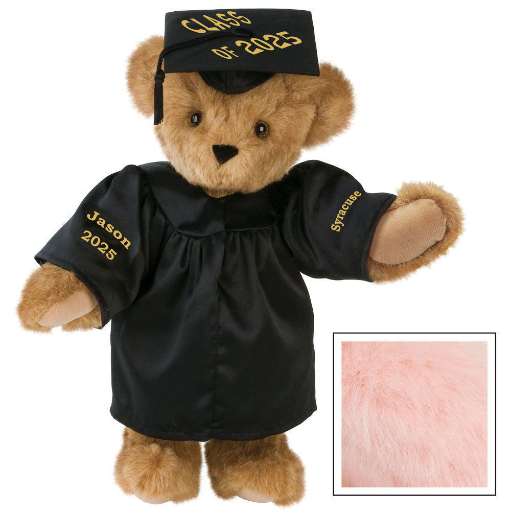 15 In. Class of 2025 Graduation Bear in Black Gown、mySite、pszhyizbm