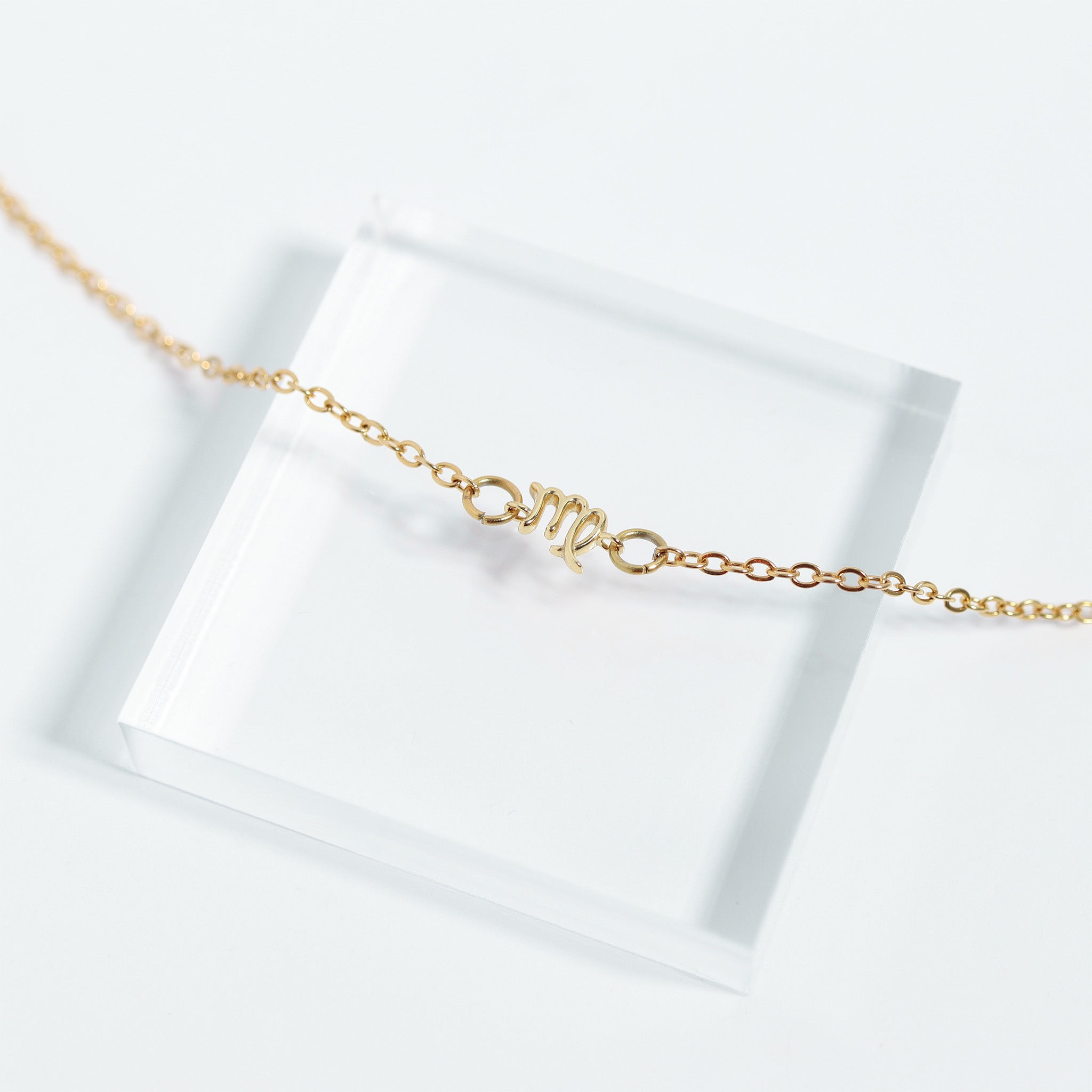 14K Gold Plated Sterling Silver Zodiac Connector Charm for Permanent Jewelry / PMJ1032、mySite、dreamappss