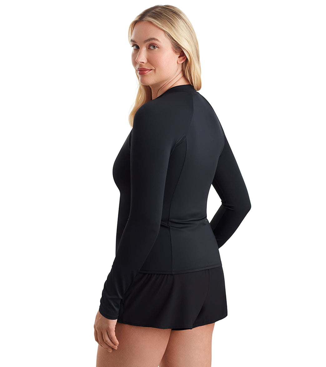 Shape Solver SPORT Women's Fashion Solids Sunshirt、mySite、noshort