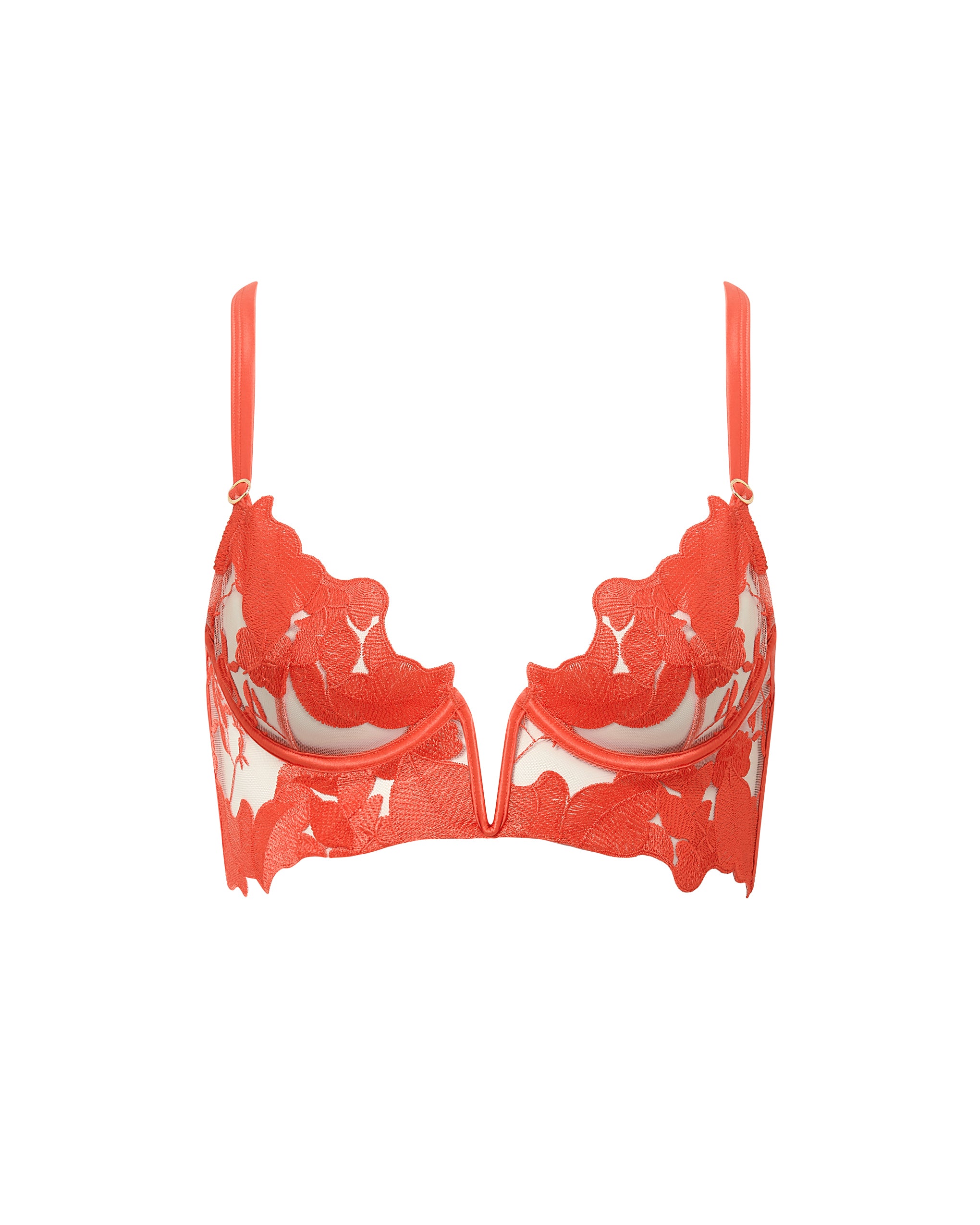 Serenity Longline Bra Coral、mySite、bengalsvssteelers