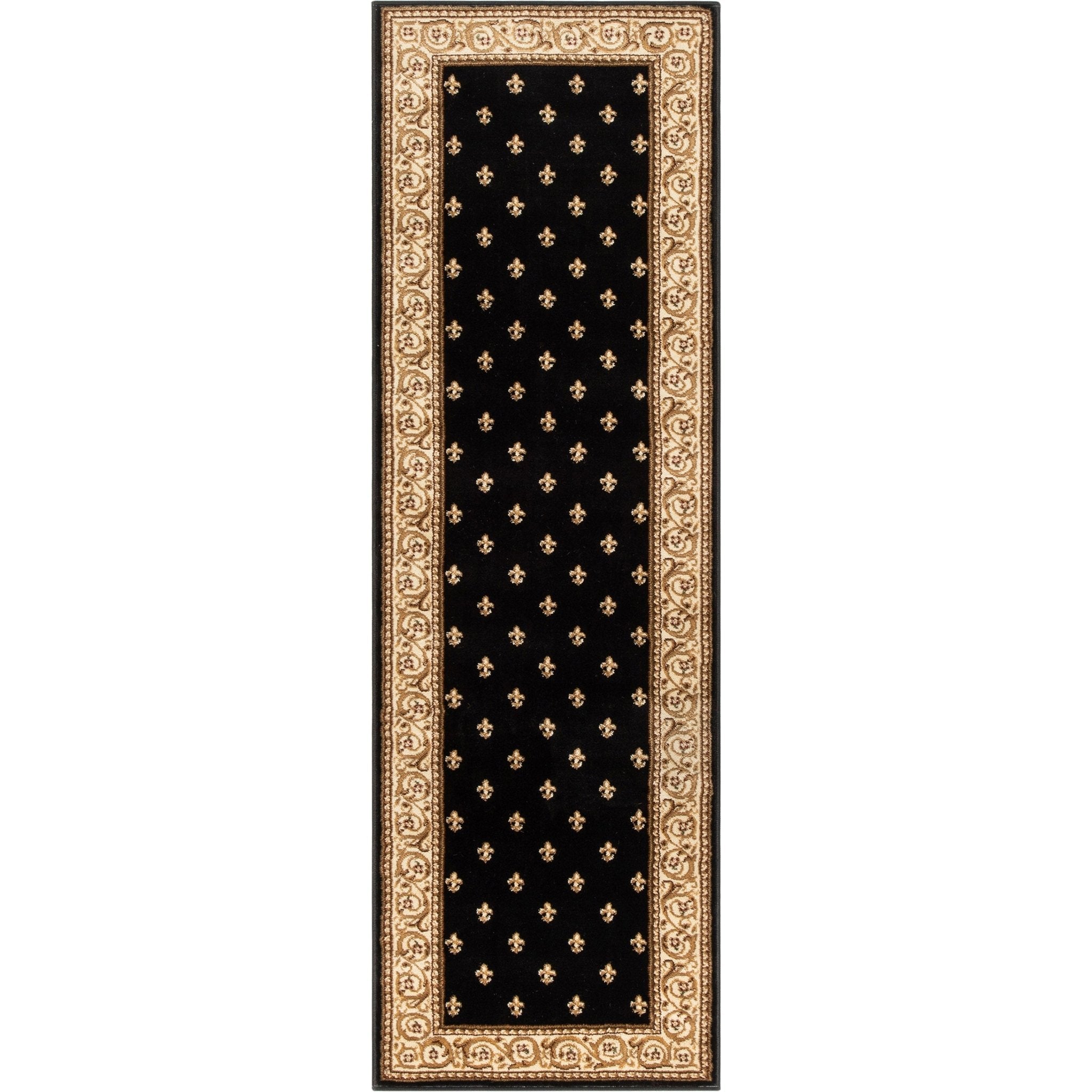 Fleur de Lis Elegance Easy to Clean Rug、mySite、gigharbornorthrealestate