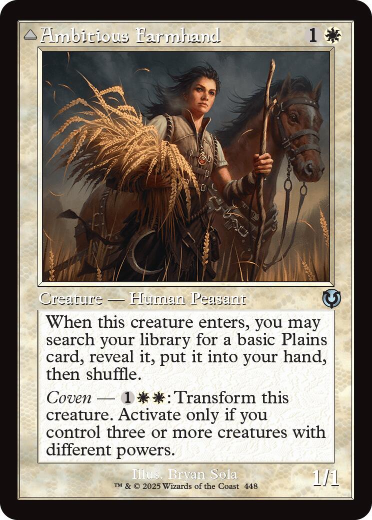 Ambitious Farmhand // Seasoned Cathar (Retro Frame) Innistrad Remastered、mySite、waistdrama