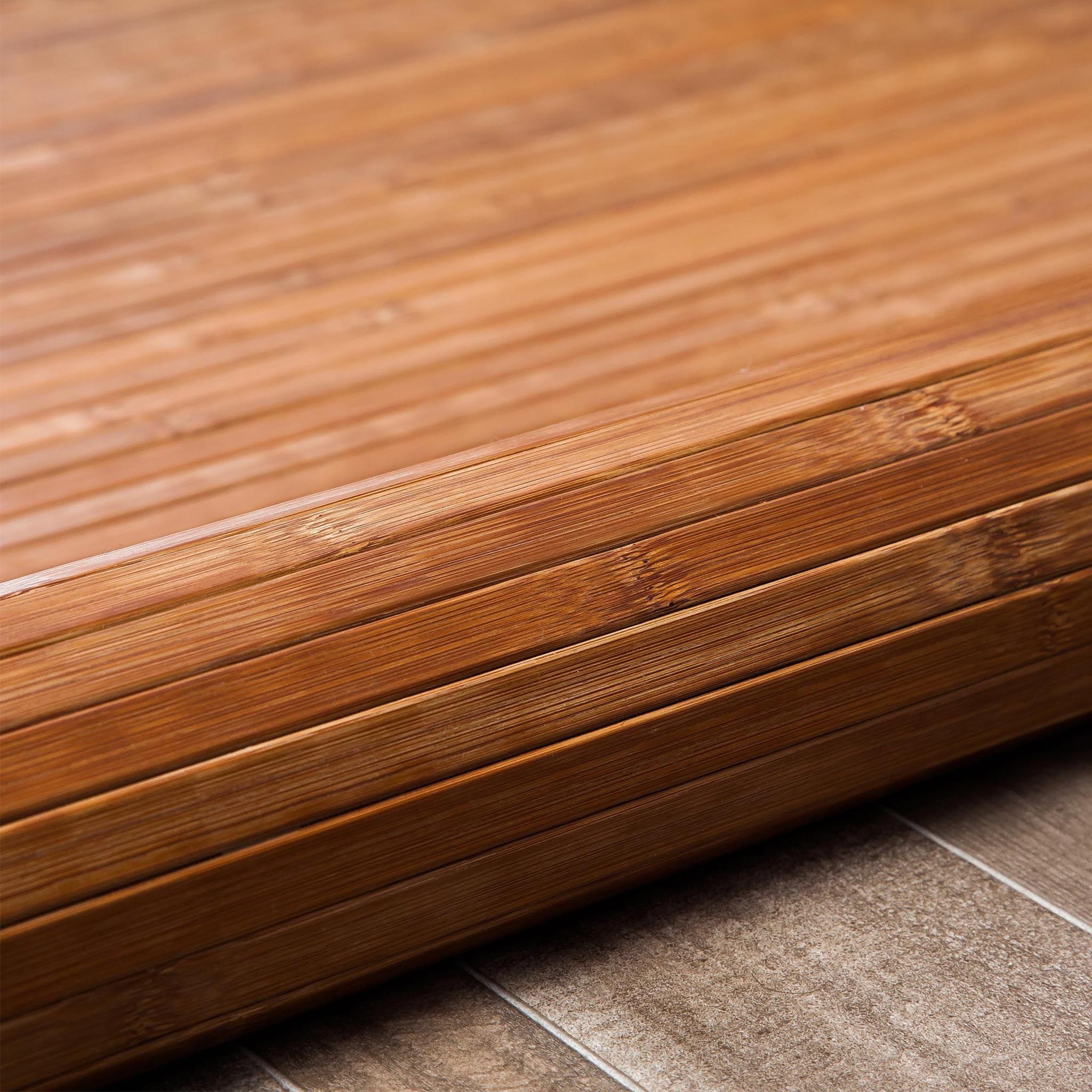 Contemporary Chocolate Bamboo Rug、mySite、neckold