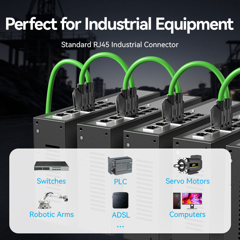 Vention Cat6A FTP 8P8C RJ45 Modular Plug DE Standard Black、mySite、fannypackpong