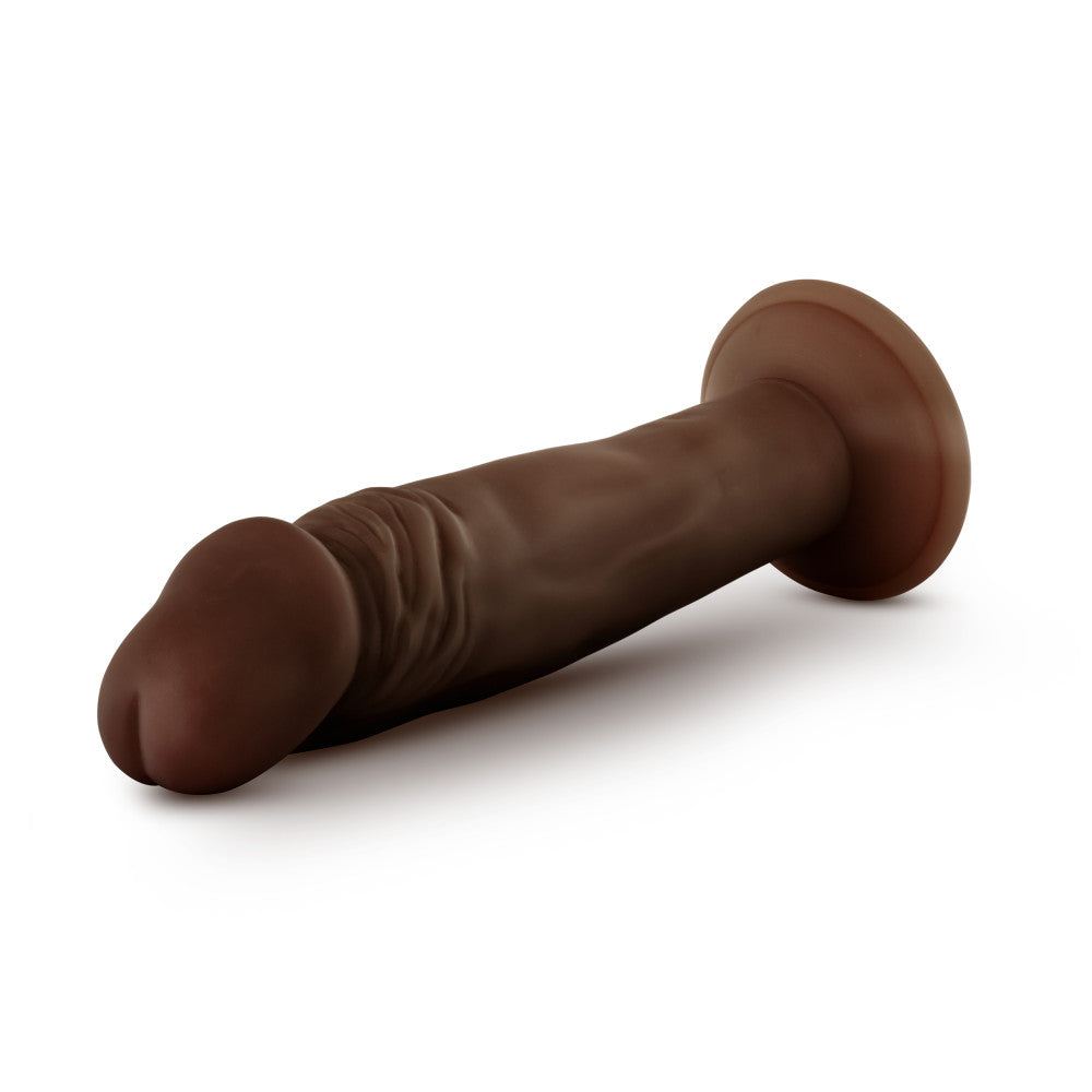 Dr. Skin Plus By Blush® | Realistic Chocolate 6.5-Inch Long Soft Yet Erect & Posable Dildo With Suction Cup Base、mySite、bottomscart