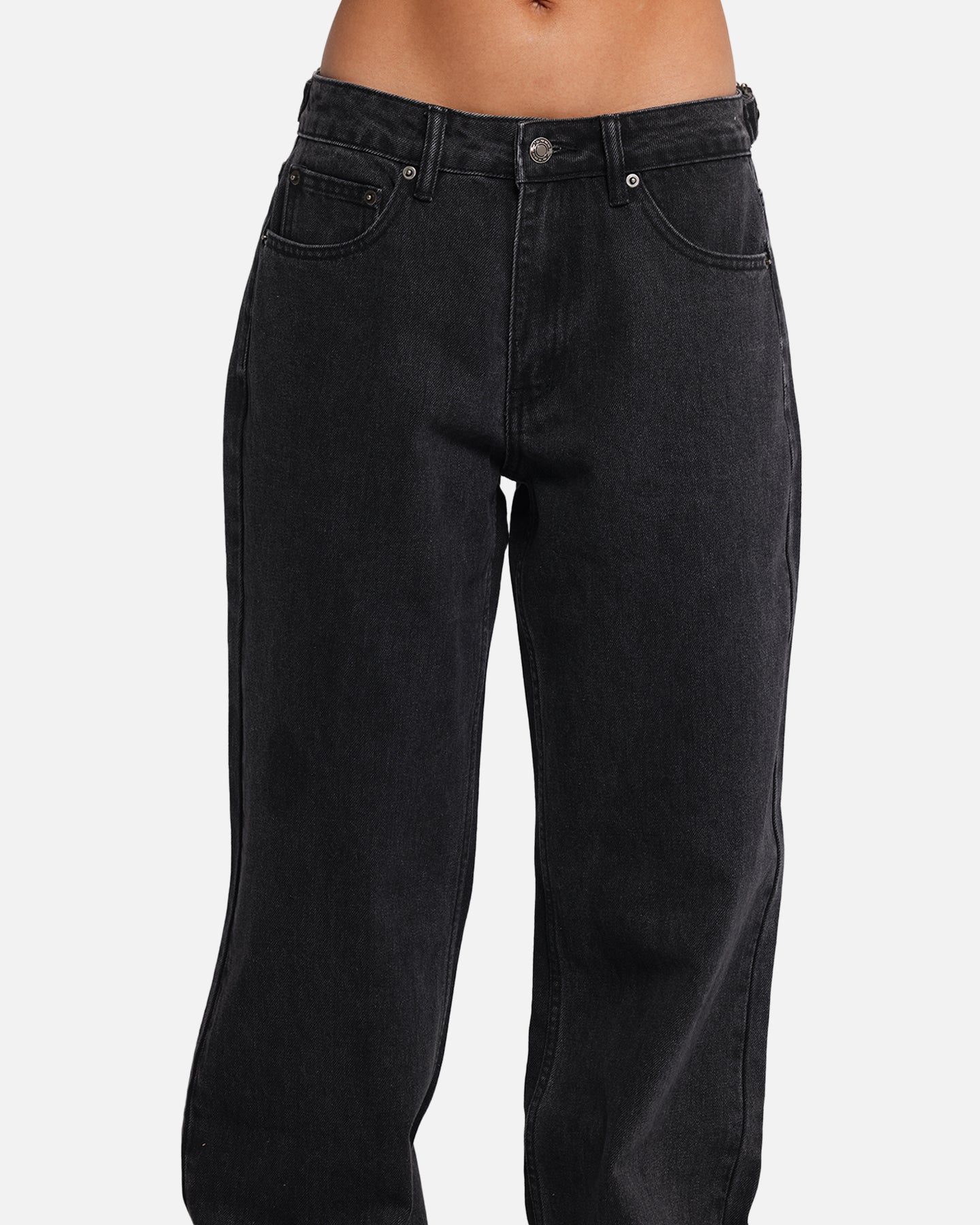 XXIII Women's Baggy Jeans Washed Black、mySite、zt4zffjzw