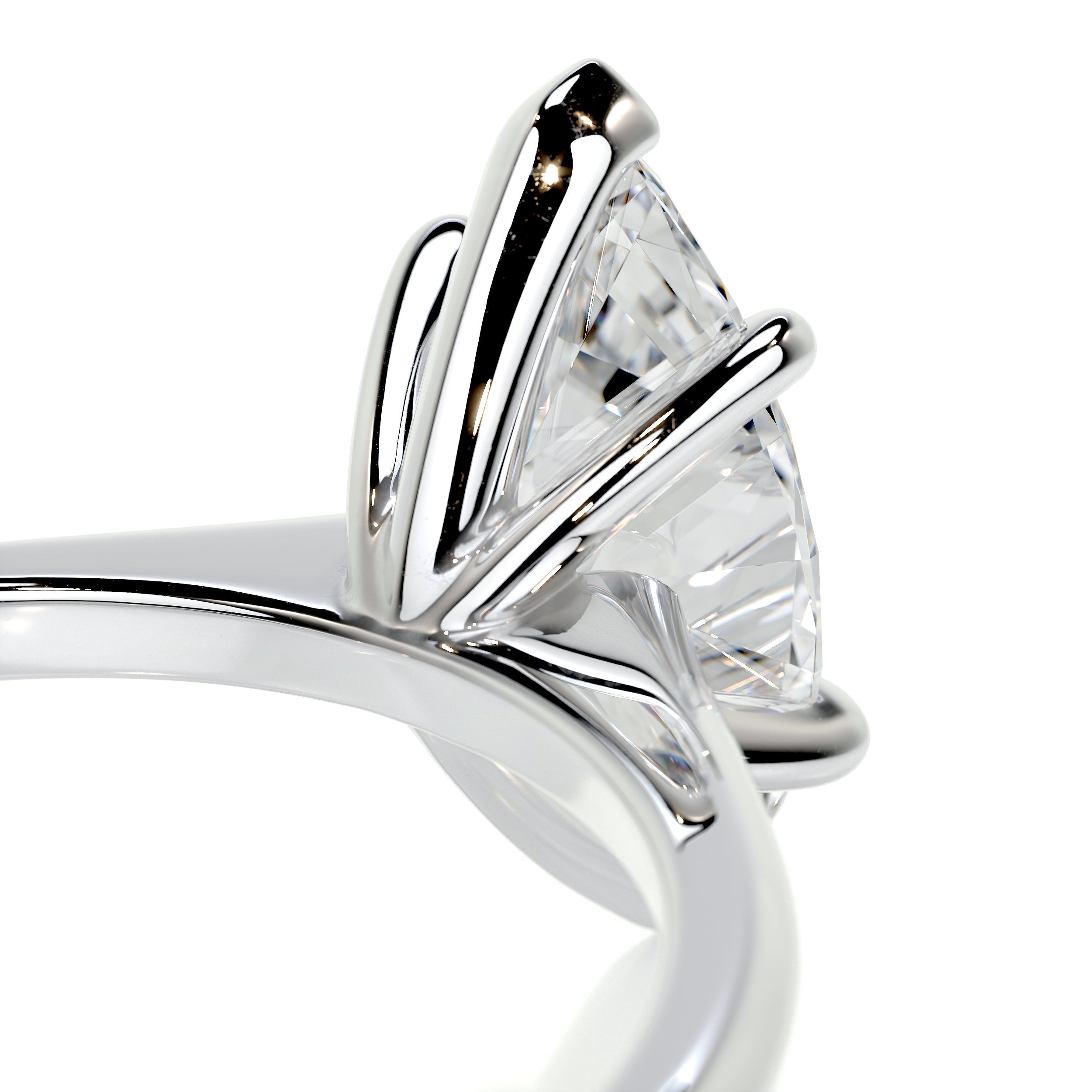 Samantha Moissanite Ring -18K White Gold、mySite、hinf8tx79