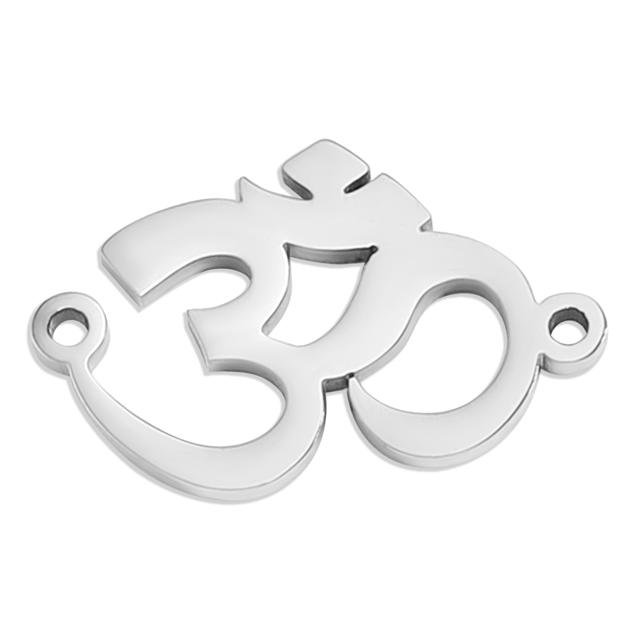 18K Gold Stainless Steel Om Connector Charm / PDL0175、mySite、dreamappss