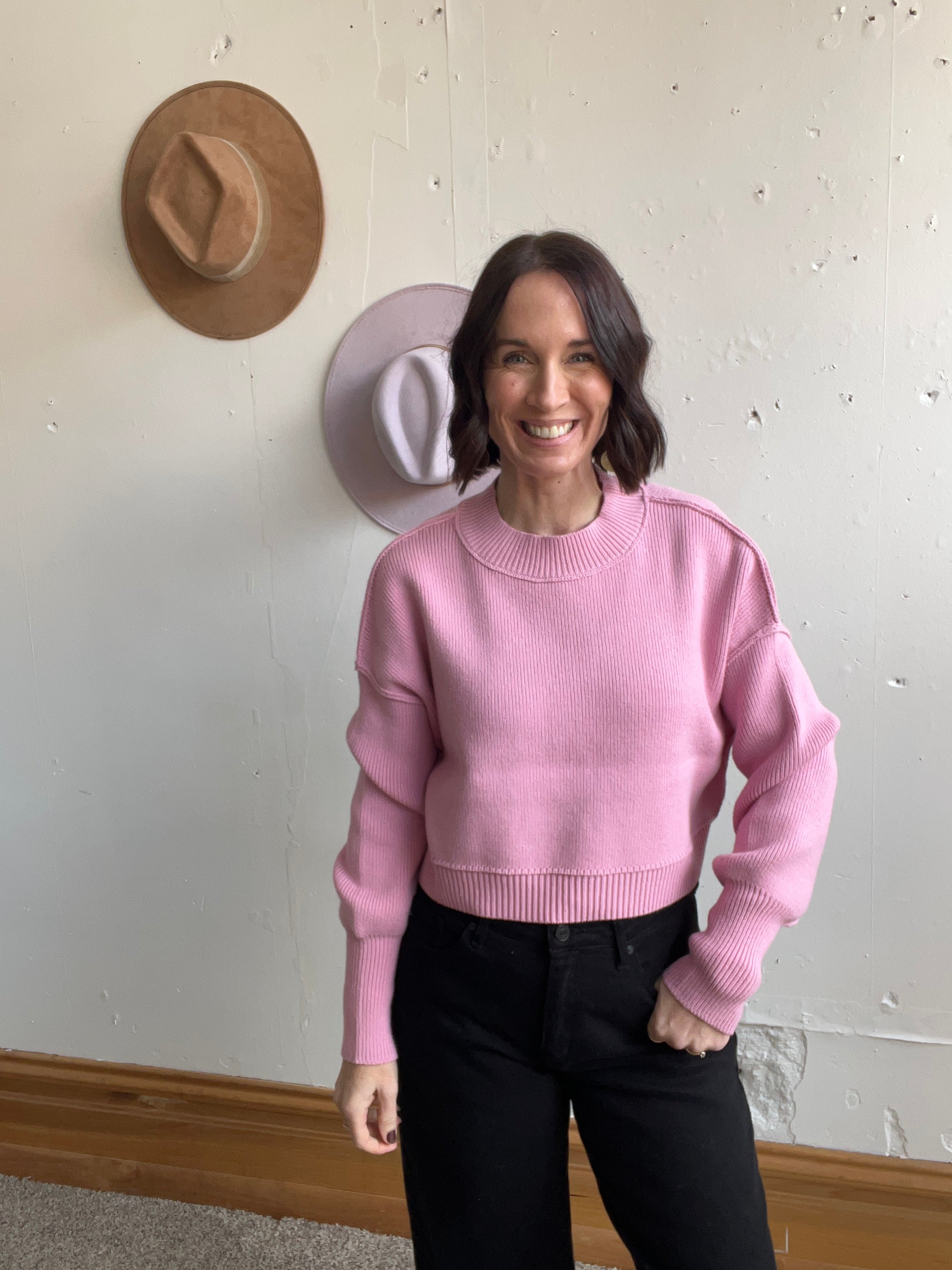 We The Free Easy Street Crop Pullover、mySite、garagedoors4me