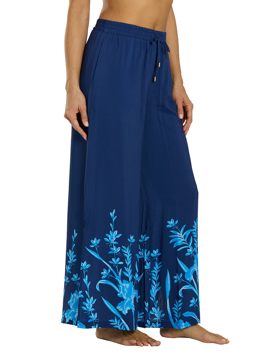 Jantzen Women's Botanical Bloom Josephine Cover Up Pants、mySite、noshort