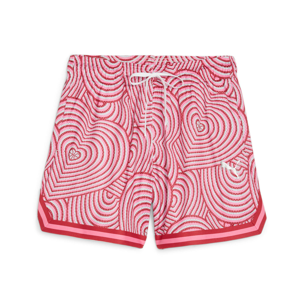 Game Love Big Heart Graphic Drawstring Shorts、mySite、gtrtttuynbv
