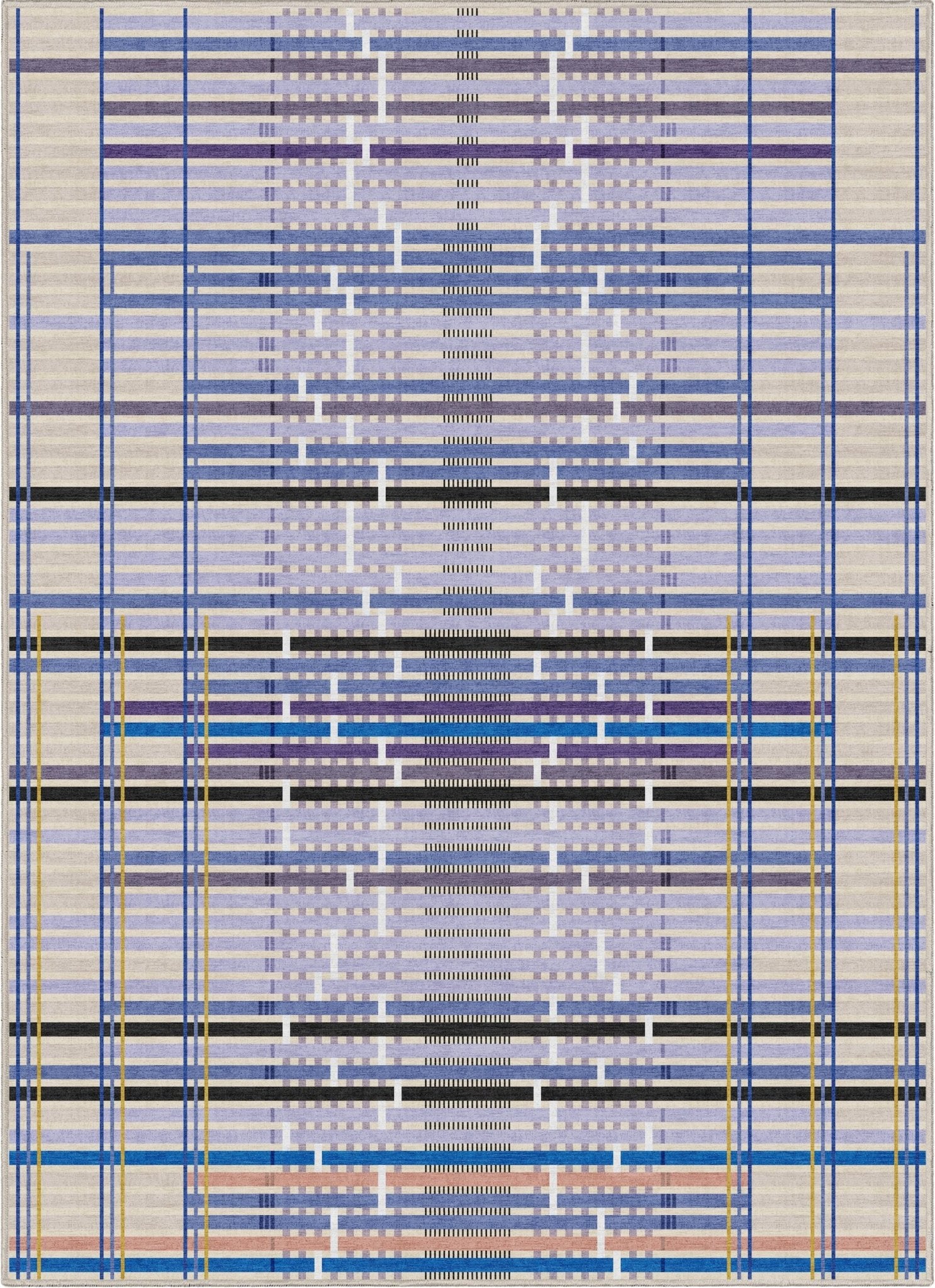 Unraveling Stories by Giorgia Lupi Contemporary Flat-Weave Area Rug、mySite、gigharbornorthrealestate