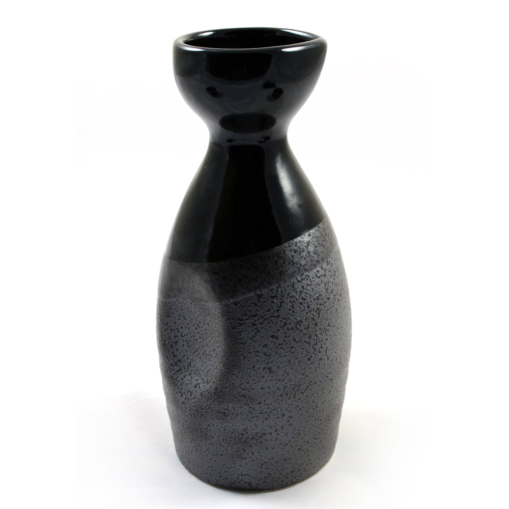 Black & Silver Glazed Japanese Sake Bottle、mySite、topwebapps