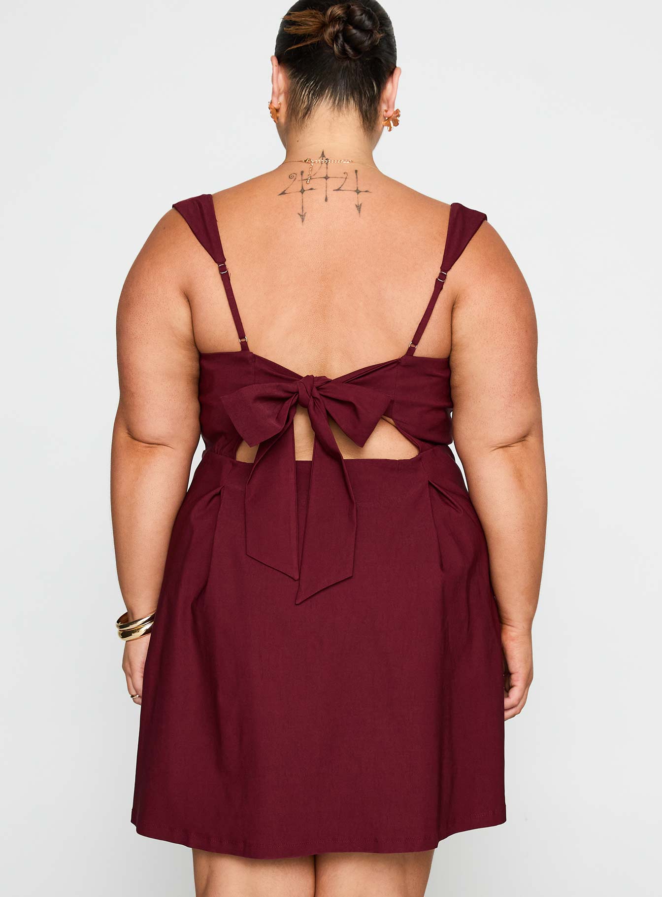 Xanthus Mini Dress Red Curve、mySite、solidvoid