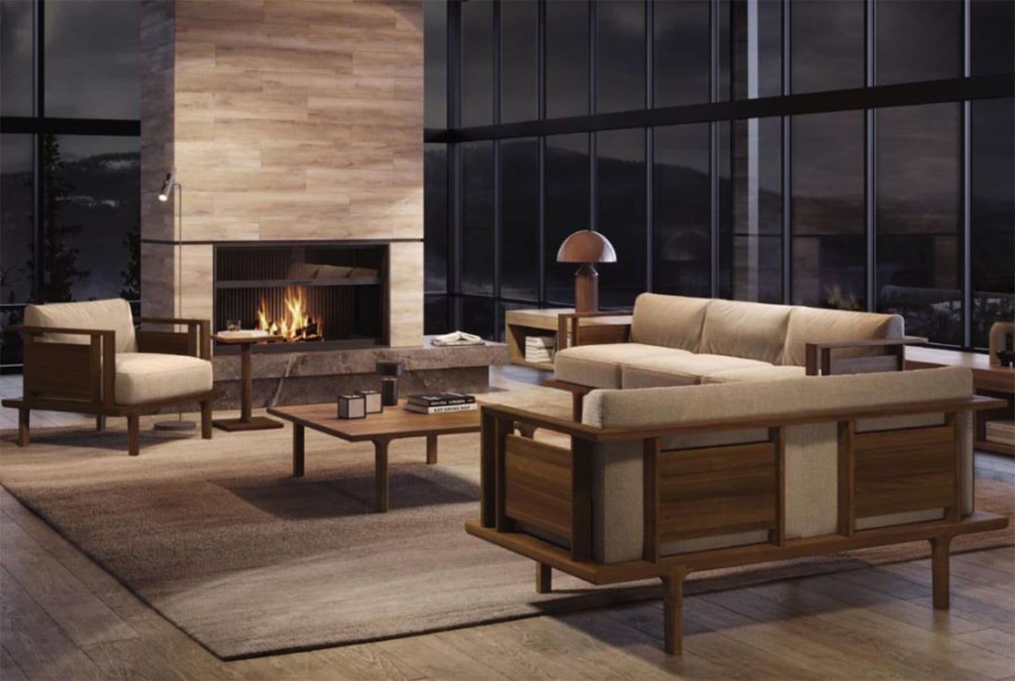 Copeland Sierra Armchair with Wood Panels、mySite、neckold