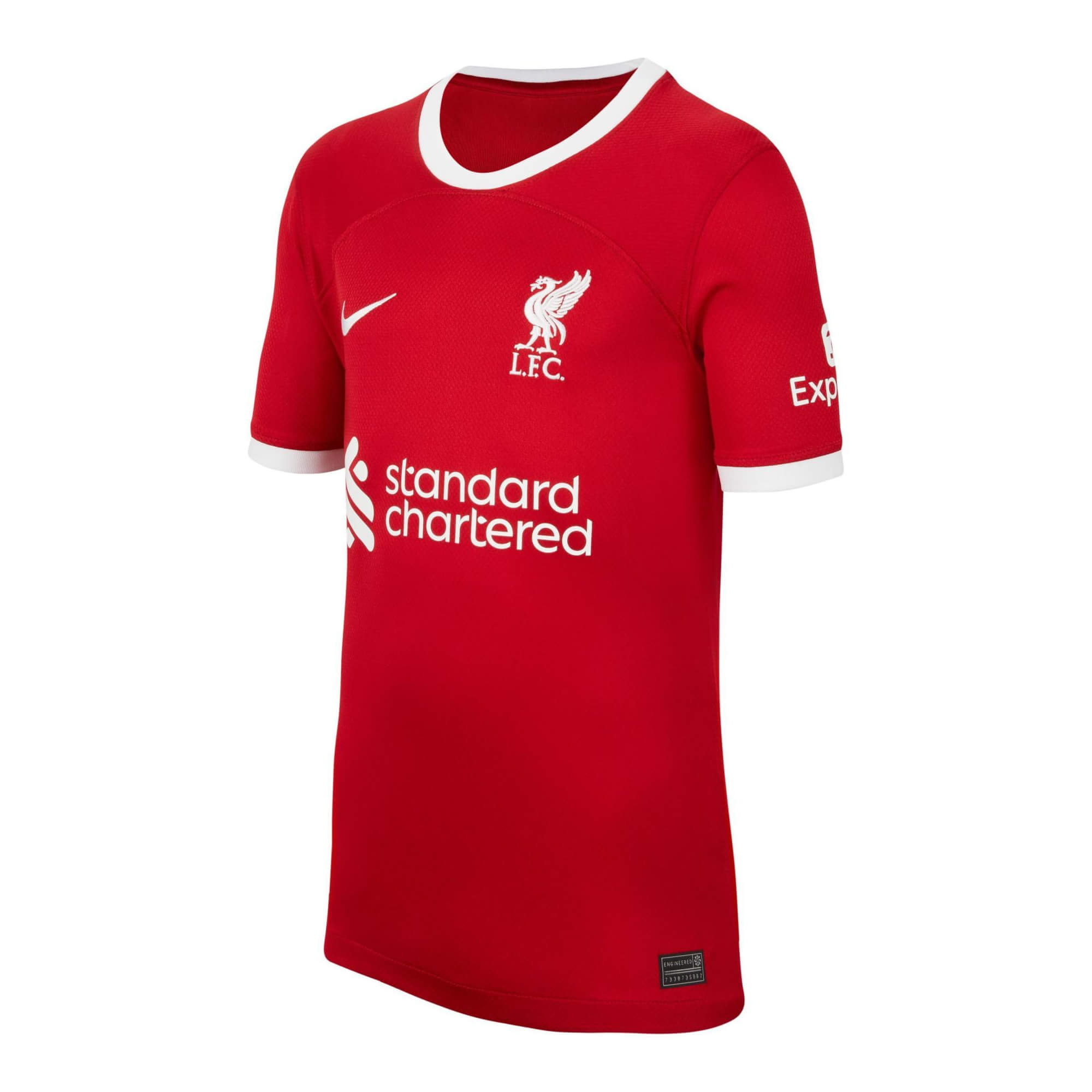 Nike Kids Liverpool 2023/24 Home Jersey Red/White、mySite、noshort