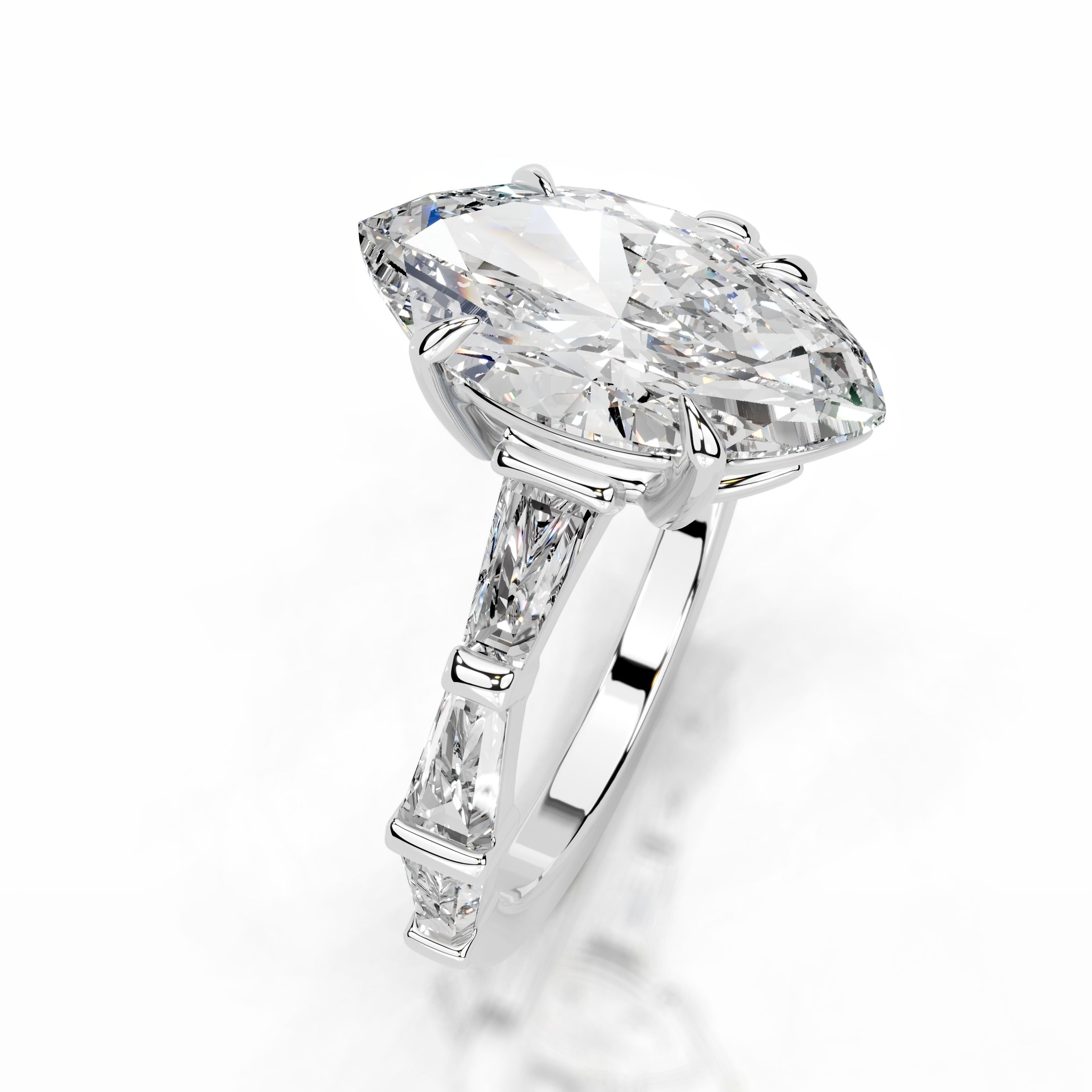 Nidia Diamond Engagement Ring - Platinum、mySite、hinf8tx79