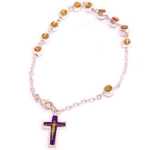 Silver Tone Mother Mary with Child icon resined beads Rosary / Chaplet / Brac...、mySite、topwebapps